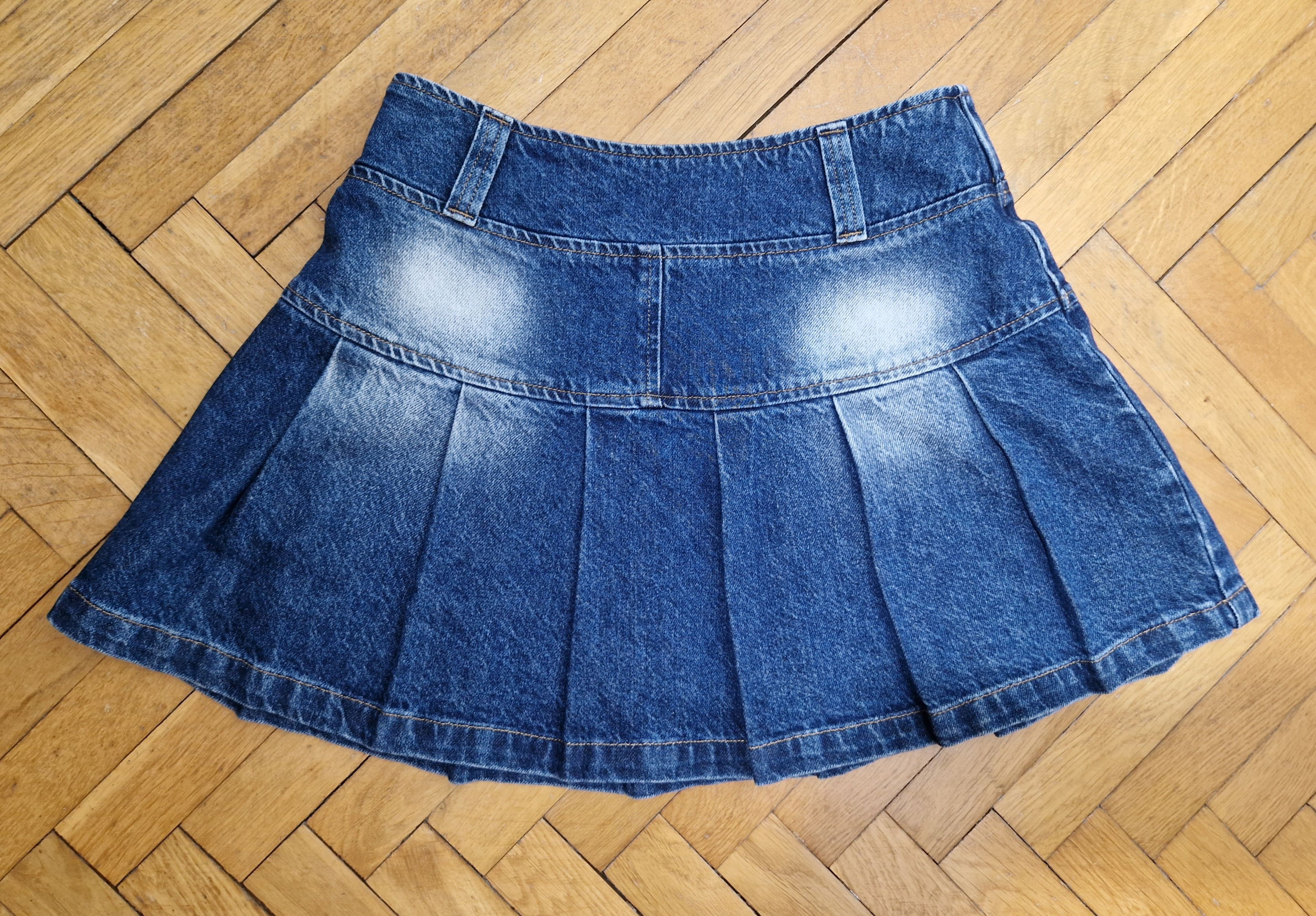 Japanese Brand × Vintage vintage denim tennis skirt court y2k japanese style Size 26" / US 2 / IT 38 - 1 Thumbnail