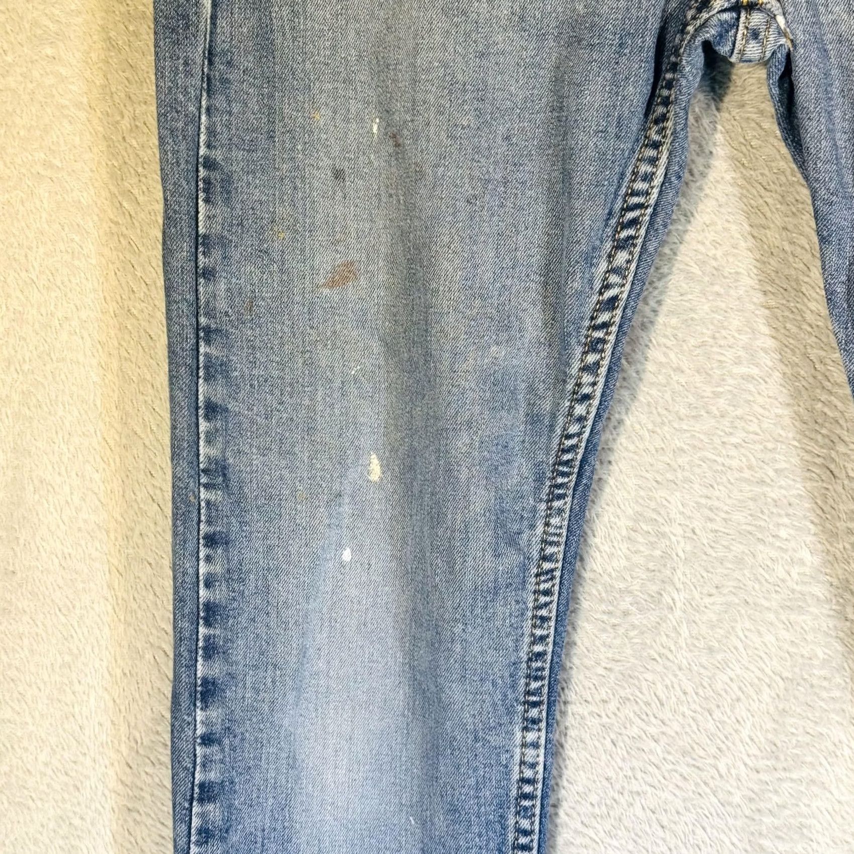 Levi's Levi's 511 Jeans Mens 31x29 Blue Medium Wash Slim Straight Denim Zip Fly Knit Stretch Shirt? Size US 31 - 6 Thumbnail