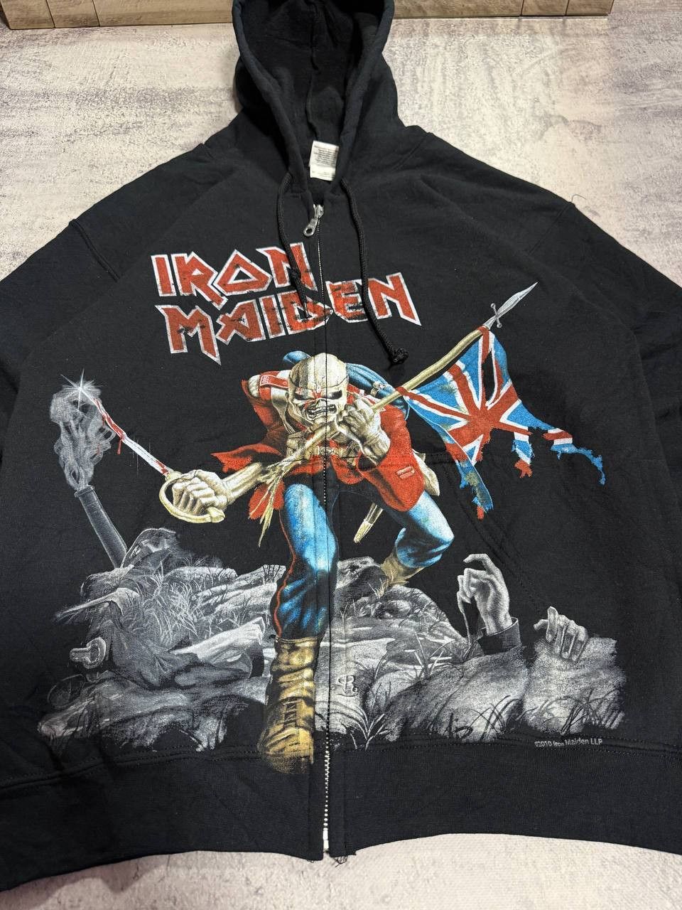 Iron Maiden Vintage Iron Maiden AOP Zip Hoodie “On This Battlefield” Size US M / EU 48-50 / 2 - 3 Thumbnail