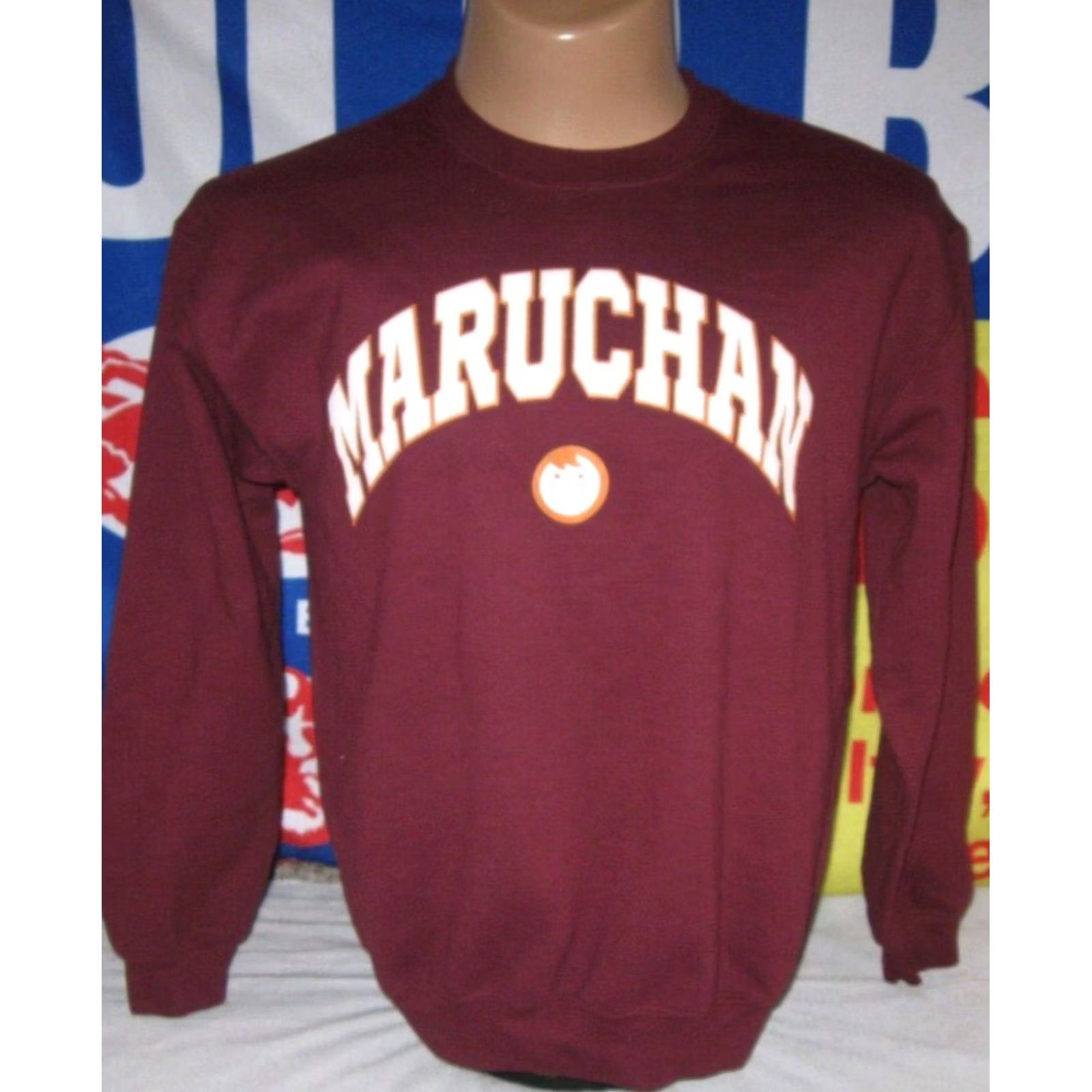Vintage Maruchan Shirt M Maroon Crewneck Sweatshirt Ramon Noodles Instant Lunch Adult Mens Women Size M / US 6-8 / IT 42-44 - 2 Thumbnail