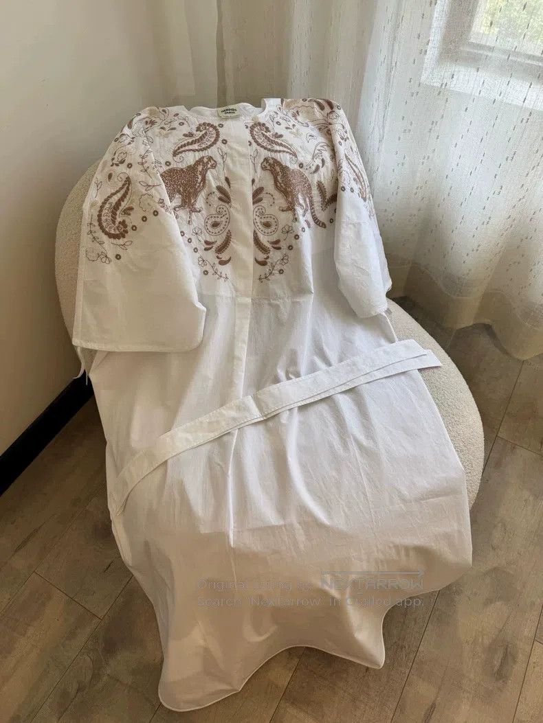 Hermes Hermes Embroidered dress Size XS / US 0-2 / IT 36-38 - 2 Thumbnail