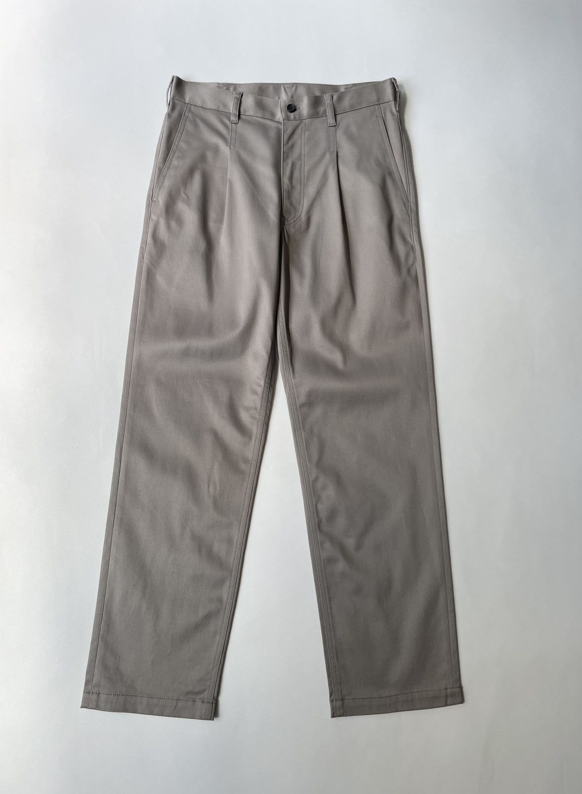 Comme des Garcons A/W 10 Pin Tuck Pleat Stone Cotton Pants Size US 32 / EU 48 - 14 Thumbnail
