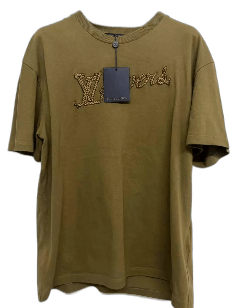 Louis Vuitton Louis Vuitton Collaboration Embroidered Logo TShirt-2506 Size US L / EU 52-54 / 3 - 1 Thumbnail