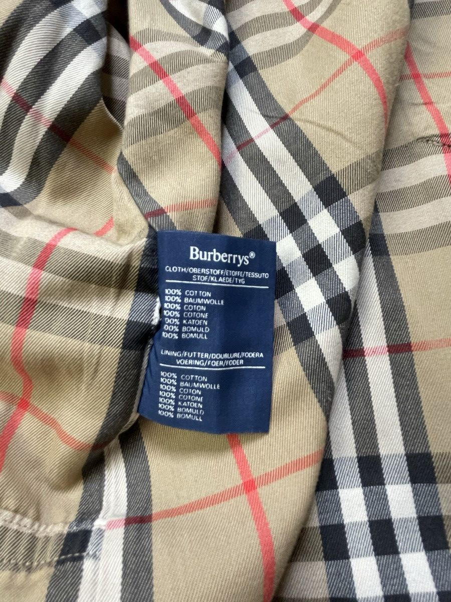 Burberry Burberry Vintage Nova Check Single Breasted Trench Coat Size US L / EU 52-54 / 3 - 8 Thumbnail