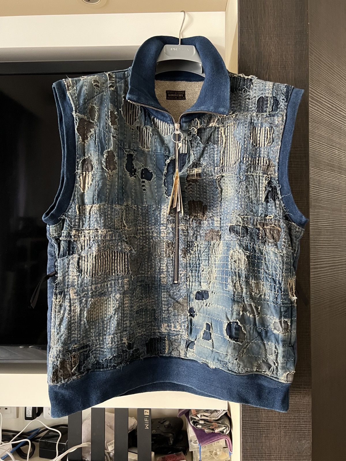 Kapital KAPITAL BORO x IDG Half Zip Vest Size US XL / EU 56 / 4 - 2 Thumbnail