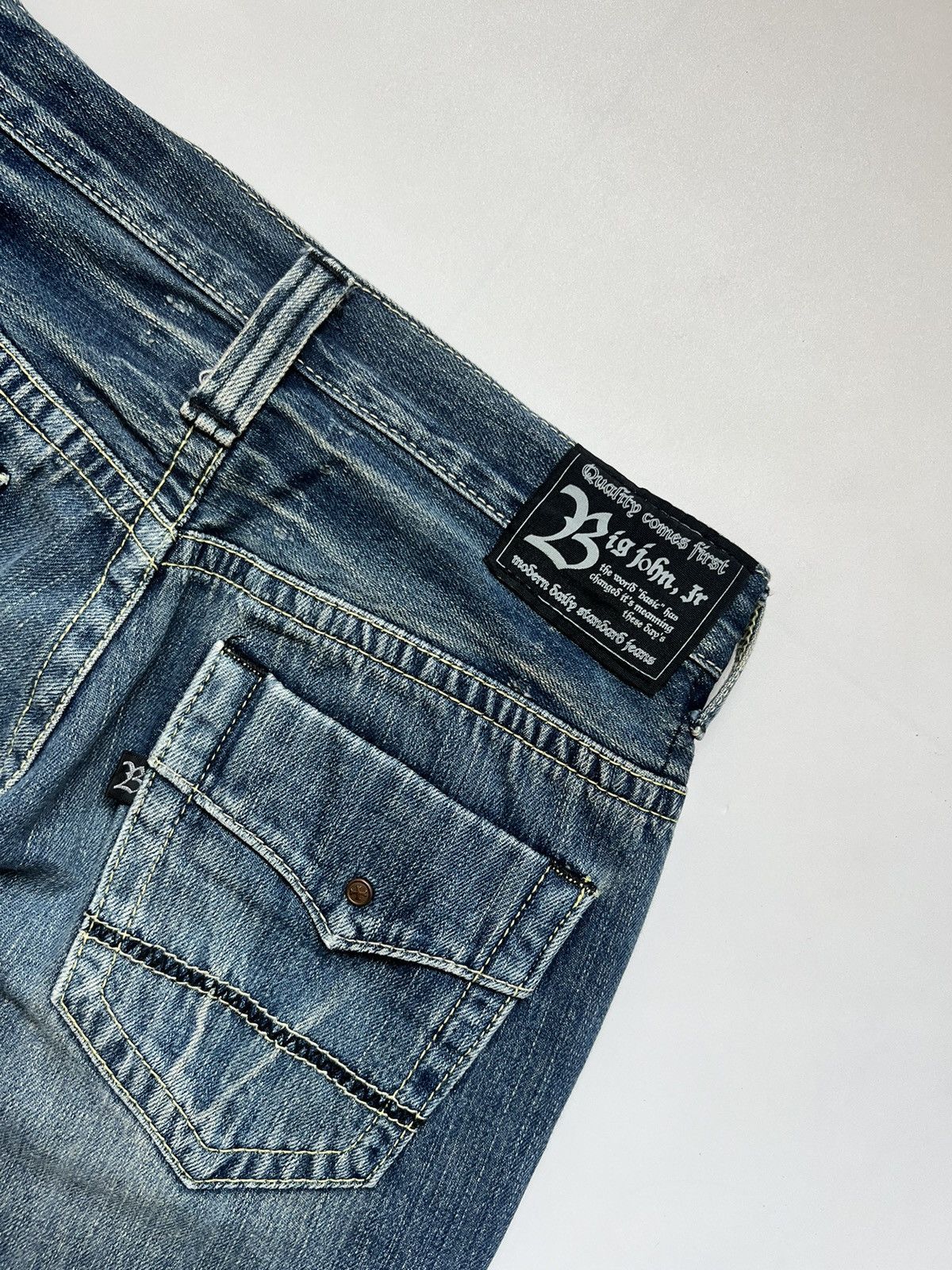 Big John Flared Big John Jr Japanese Denim Vintage Size US 28 / EU 44 - 12 Thumbnail