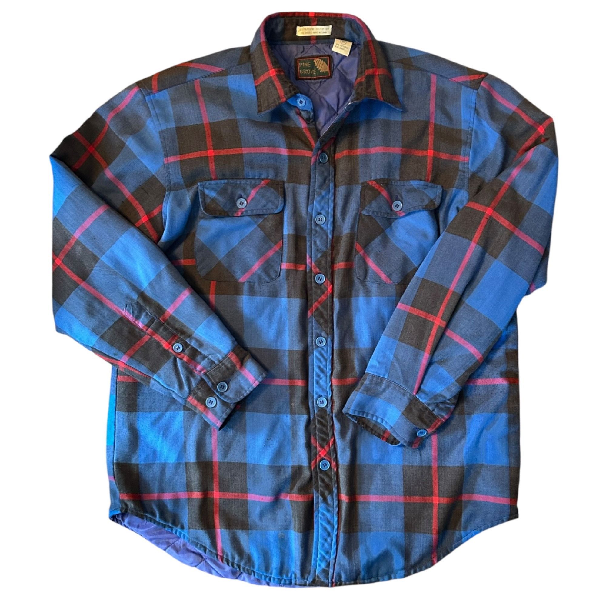 Vintage Vintage Pine Grove Insulated Plaid Quilted Flannel Workwear Size US M / EU 48-50 / 2 - 1 Thumbnail