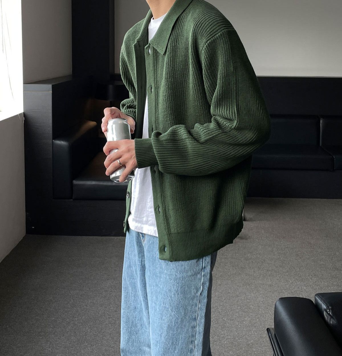 Japanese Brand Korean Fashion Knitted Coat Streetwear Casual Cardigan Size US M / EU 48-50 / 2 - 3 Thumbnail