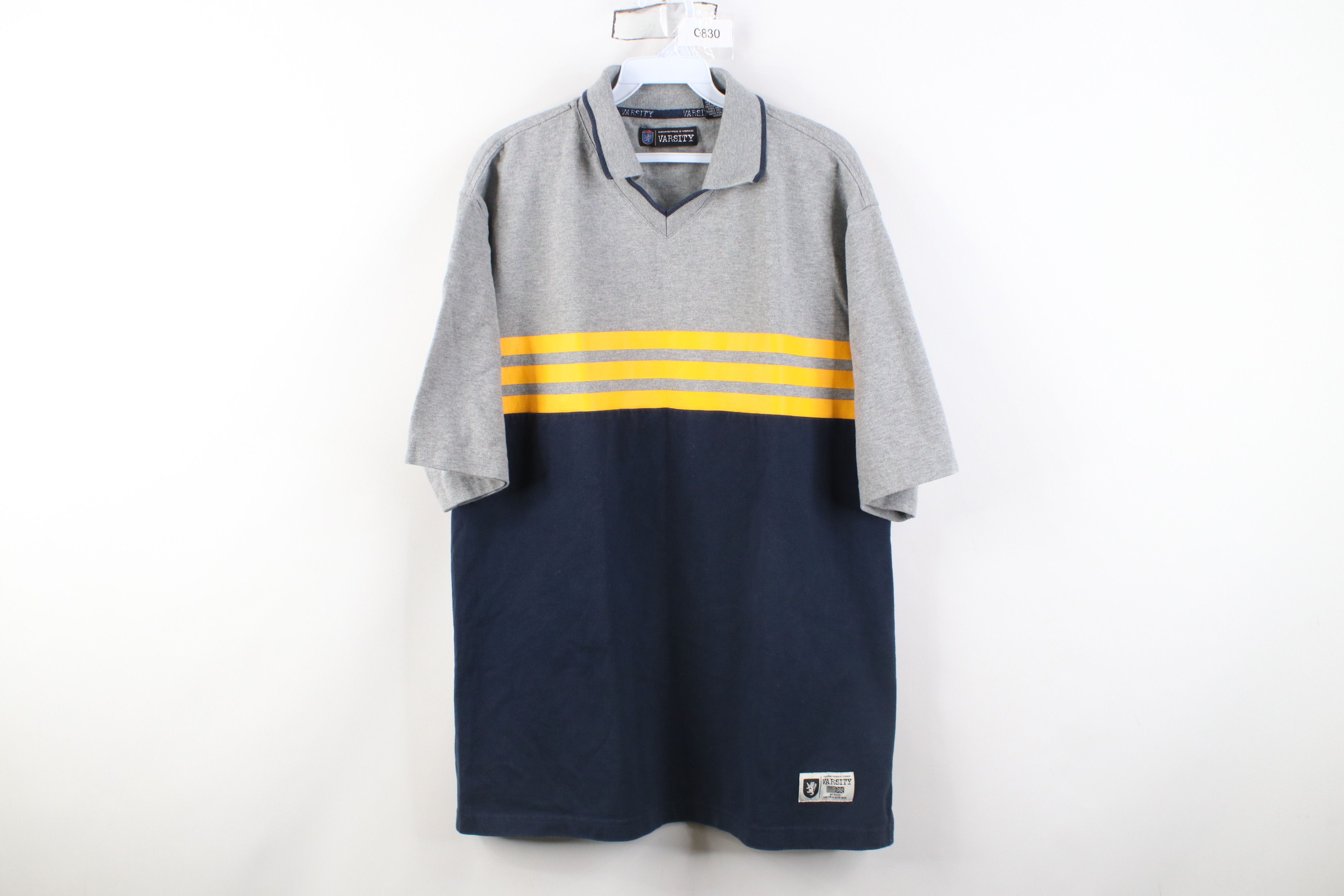 Vintage Vintage 90s Y2K Streetwear Collared Rugby Polo Shirt Size US L / EU 52-54 / 3 - 1 Thumbnail