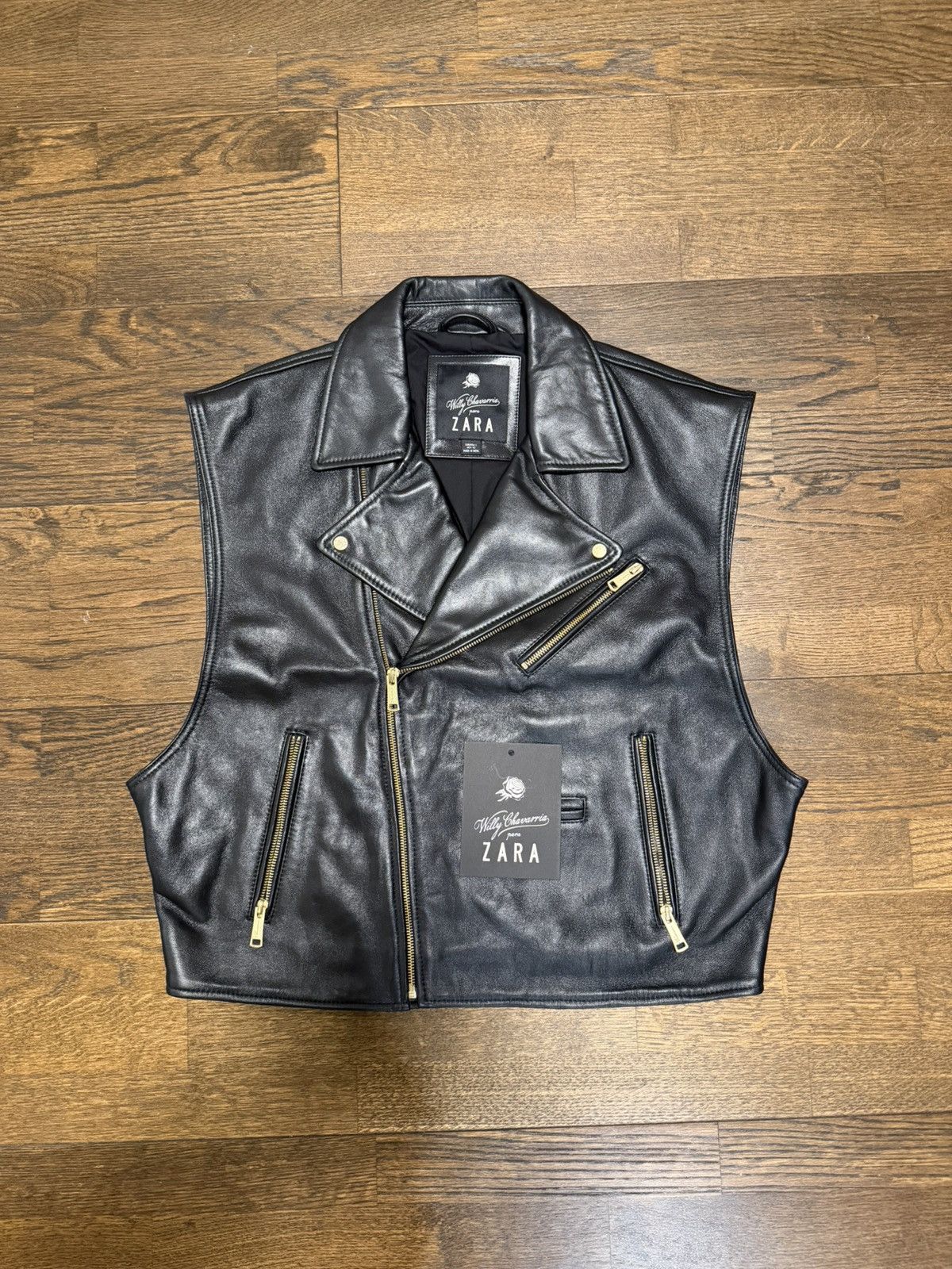 Willy Chavarria Willy Chavarria x Zara leather vest Size US L / EU 52-54 / 3 - 1 Thumbnail