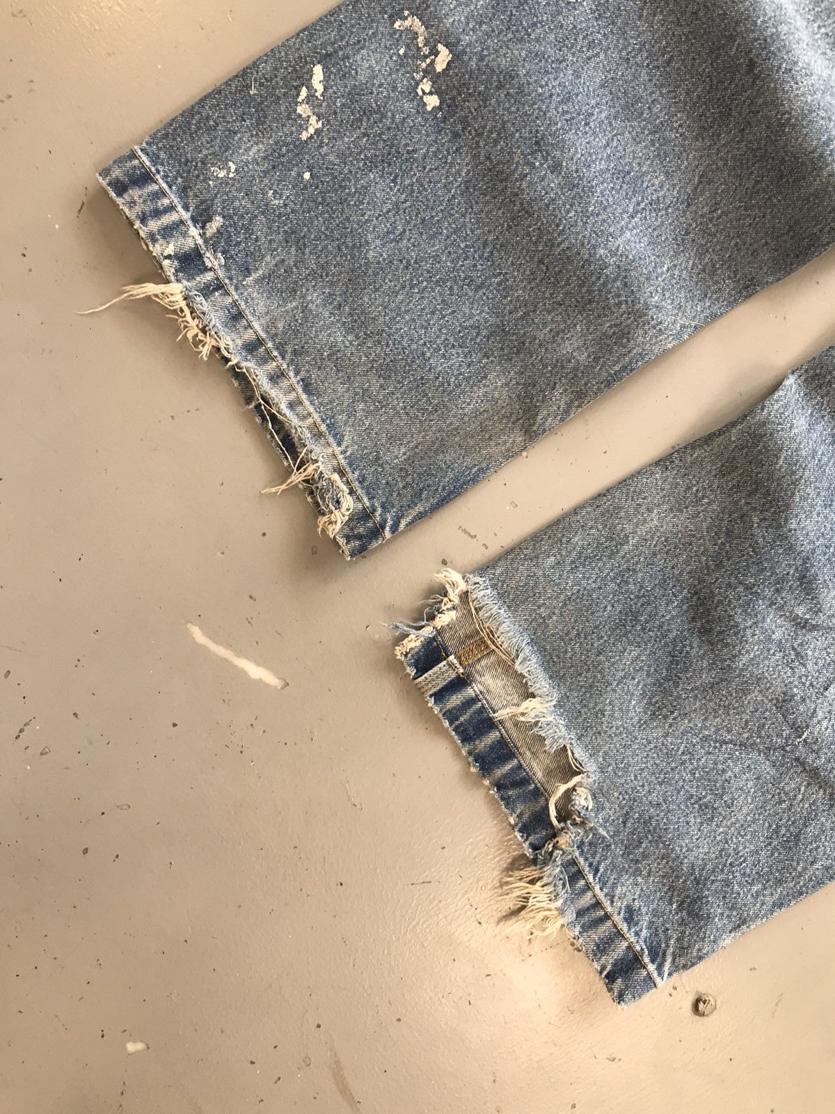 Carhartt × Dickies × Vintage Vintage qwest o double knee distressed denim Size US 36 / EU 52 - 11 Thumbnail