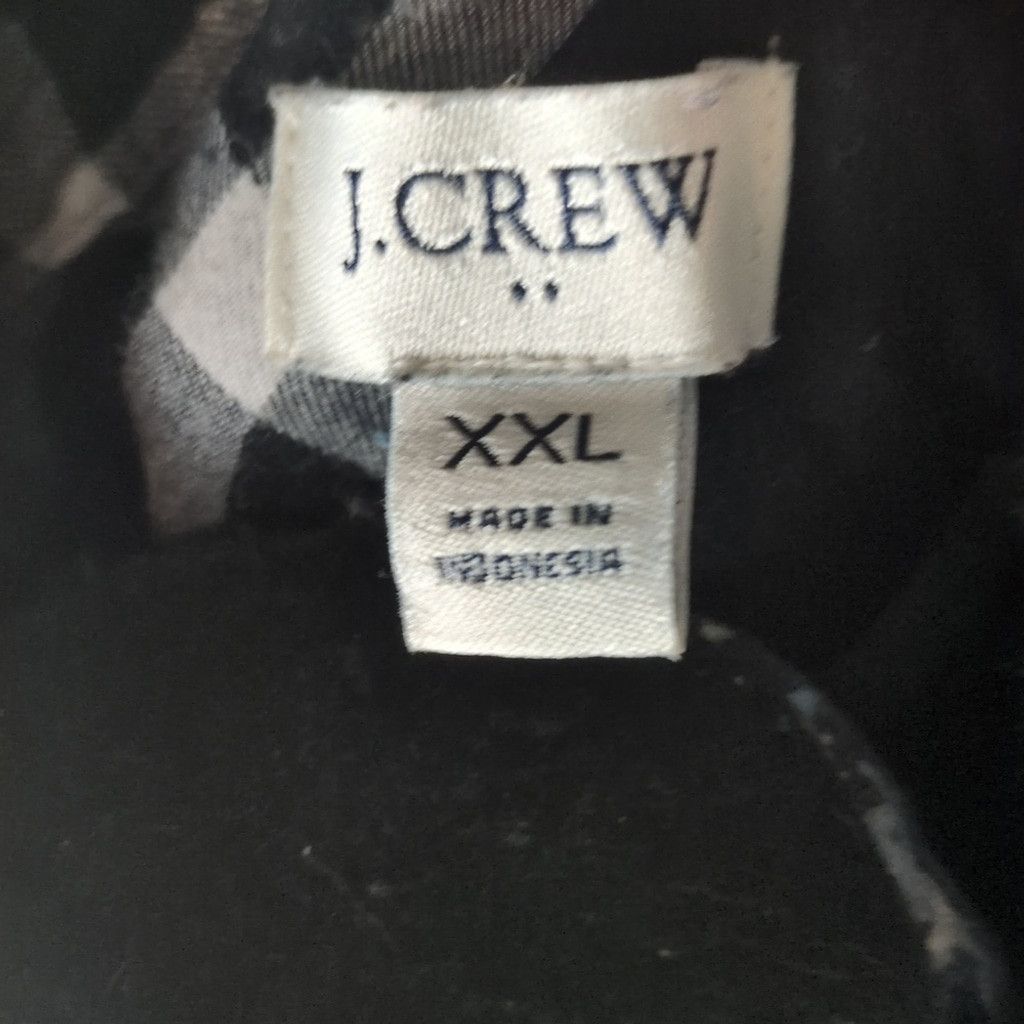 J.Crew J. Crew Black White Plaid Flannel Shirt Size XXL Size XXL / US 16-18 / IT 52-54 - 6 Thumbnail