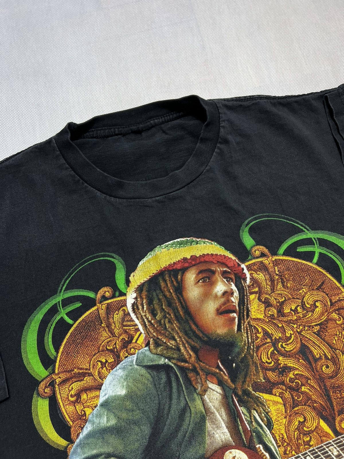 Nike × Vintage Tshirt Bob Marley King Of Reggae Vintage 90’s Print Size US XL / EU 56 / 4 - 2 Thumbnail