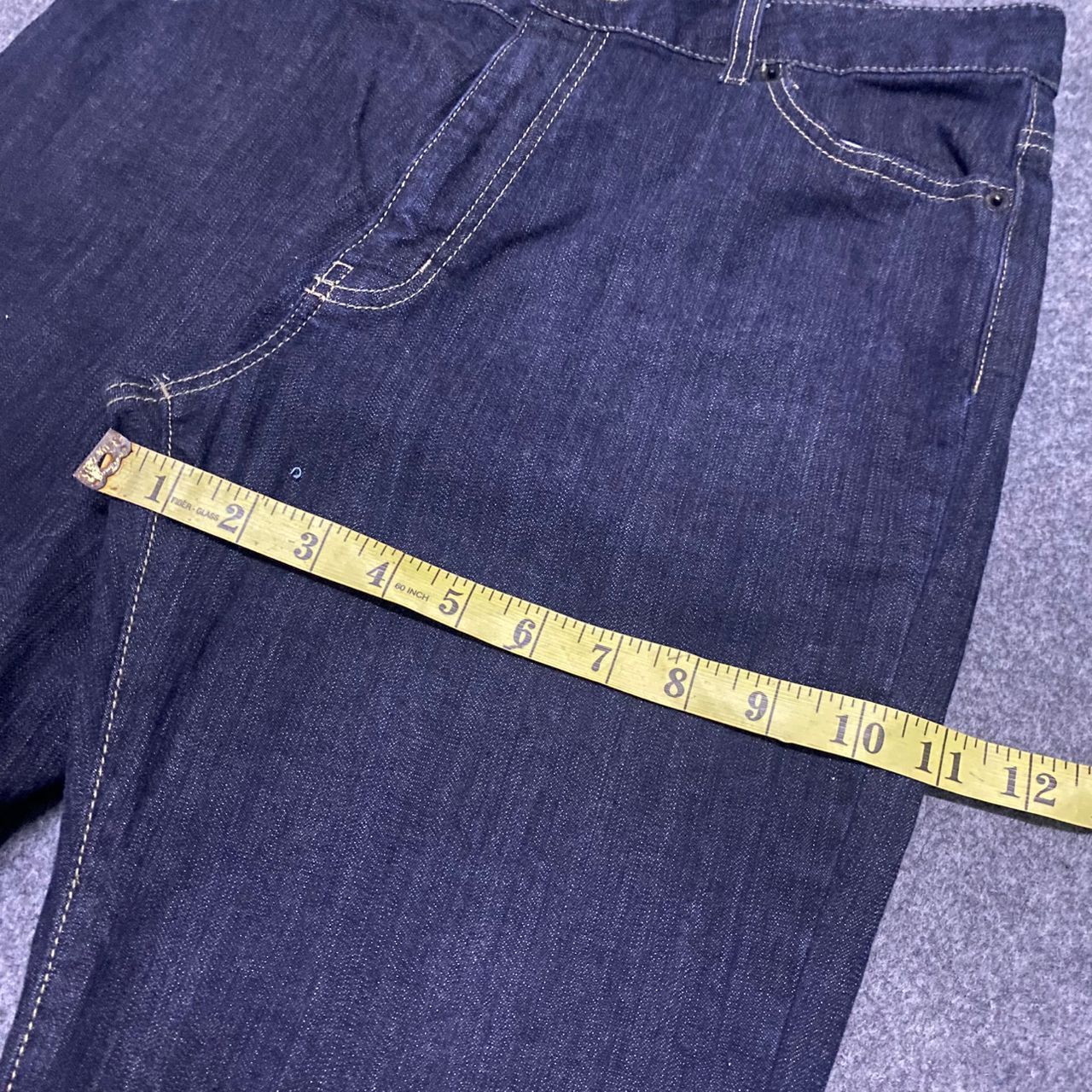 If Six Was Nine 💥Flare💥Sagress Distressed Denim Jeans Size US 31 - 11 Thumbnail