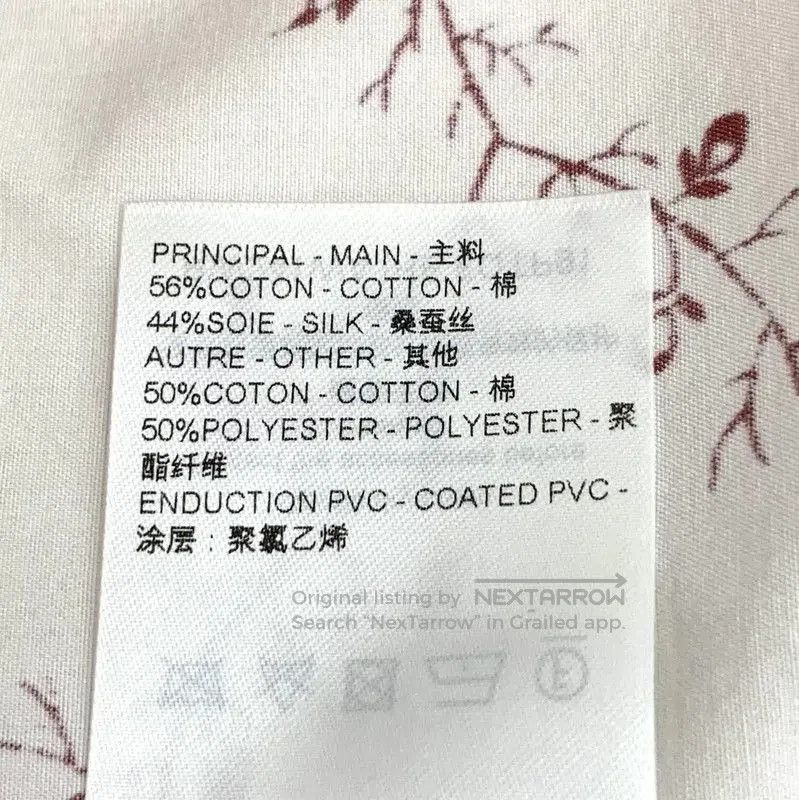 Louis Vuitton Louis Vuitton Beige Floral Cotton Shirt for Women . Size XXS / US 00 / IT 34 - 7 Thumbnail