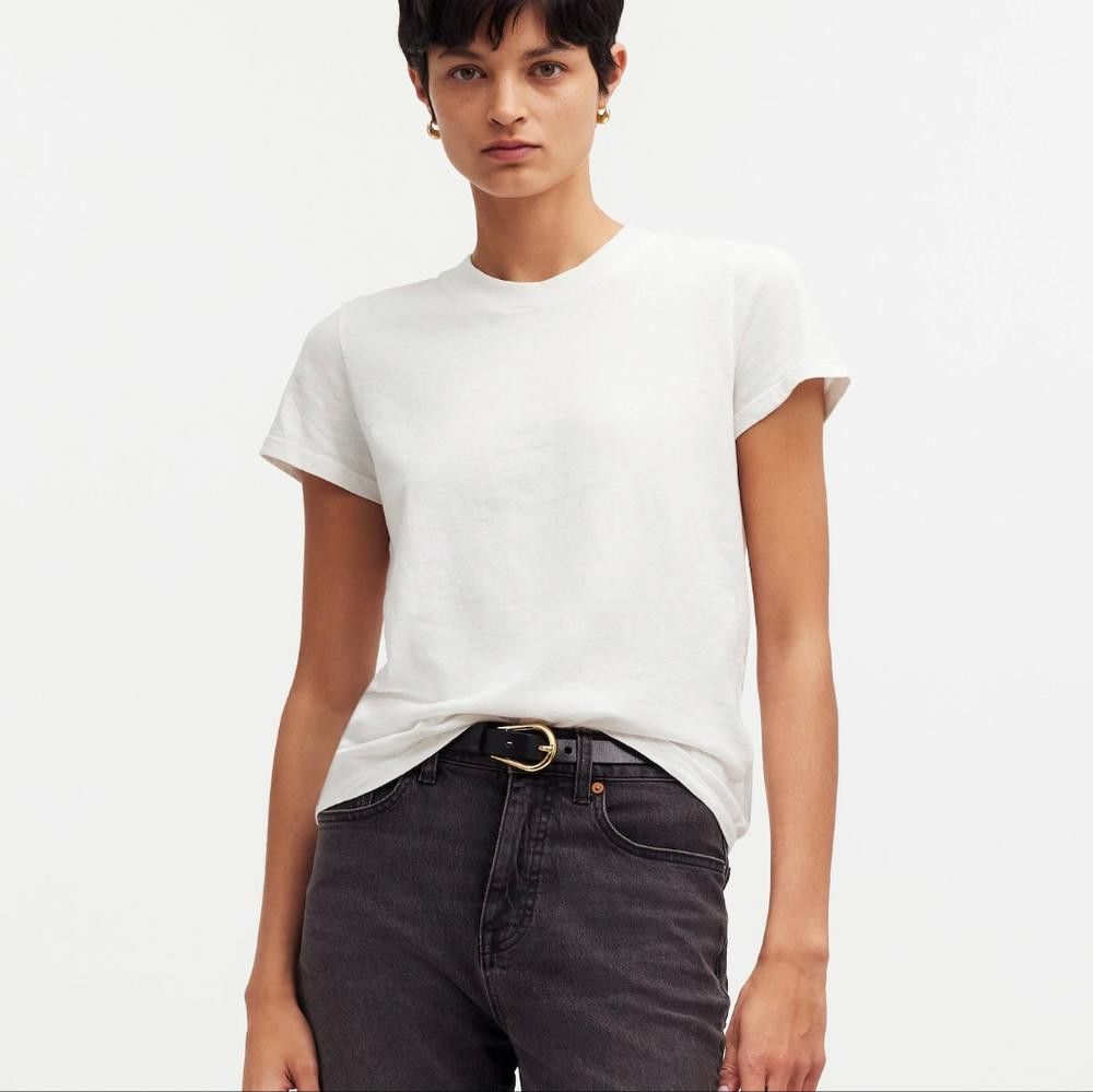 Madewell Madewell Premium Standard 01. The Shrunken Tee Size XXS / US 00 / IT 34 - 1 Thumbnail