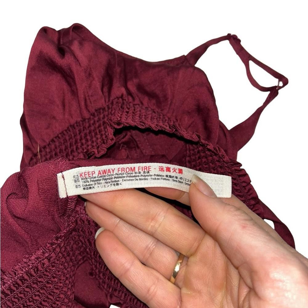 Free People Free People l NWT Intimately Smocked Button-Down Crop Top XS Size XS / US 0-2 / IT 36-38 - 6 Thumbnail
