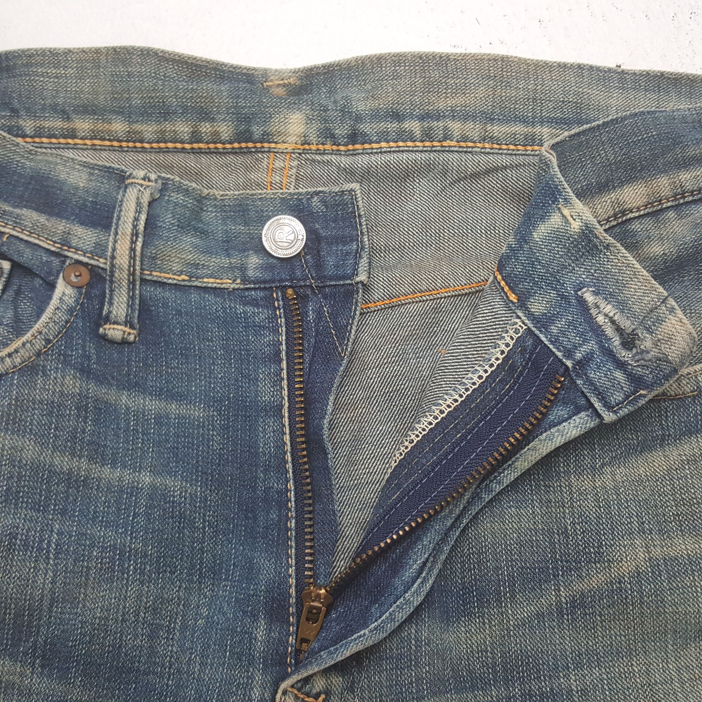 45rpm Vintage 45rpm Japanese Brand Grunge Denim Jeans C318N20 Size US 32 / EU 48 - 7 Thumbnail
