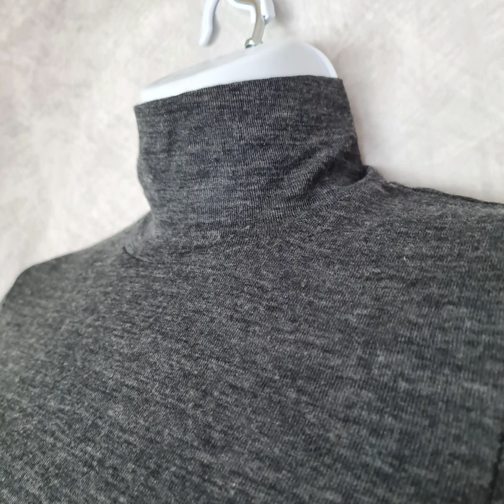 Vince Vince Sweater Womens XXS Gray Wool Turtleneck Short Sleeve Lightweight Pullover Size XXS / US 00 / IT 34 - 5 Thumbnail