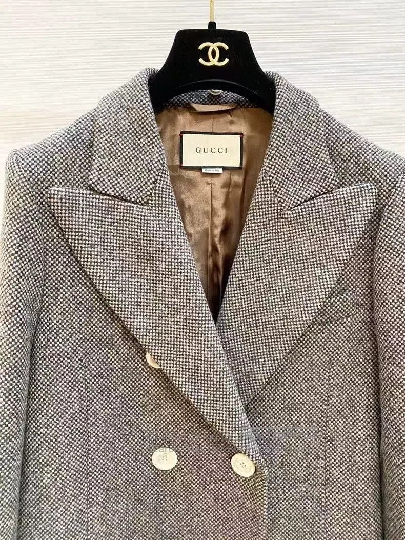 Gucci Gucci Embroidered Wool Long Coat- Size US L / EU 52-54 / 3 - 3 Thumbnail