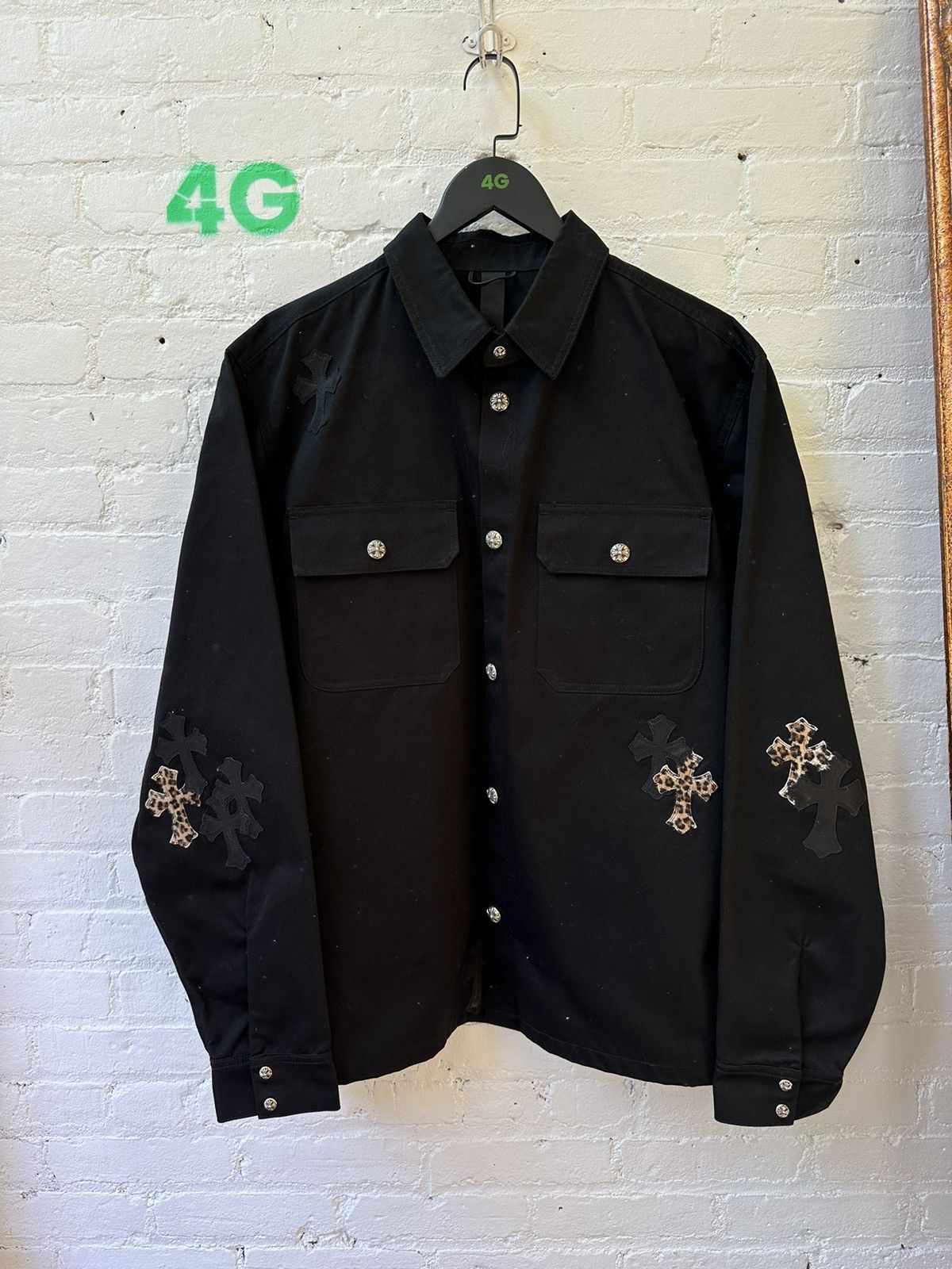 Chrome Hearts CHROME HEARTS FLOODED WORK JACKET XXL Size US XXL / EU 58 / 5 - 1 Thumbnail