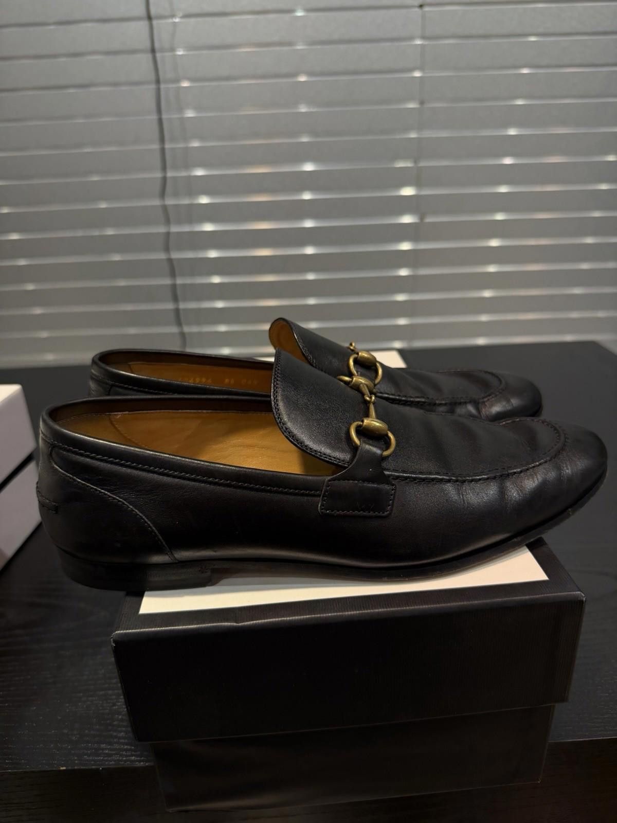 Gucci Men’s Gucci Black Horsebit Loafers Size 8.5G/9US $950 Retail Size US 9 / EU 42 - 11 Thumbnail