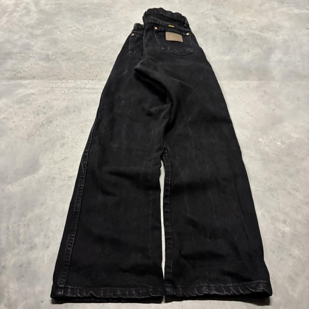 Hysteric Glamour × If Six Was Nine × Vintage Crazy Vintage Y2K/2000s Grunge Solid Black Essential Denim Jeans! Size US 27 - 4 Thumbnail