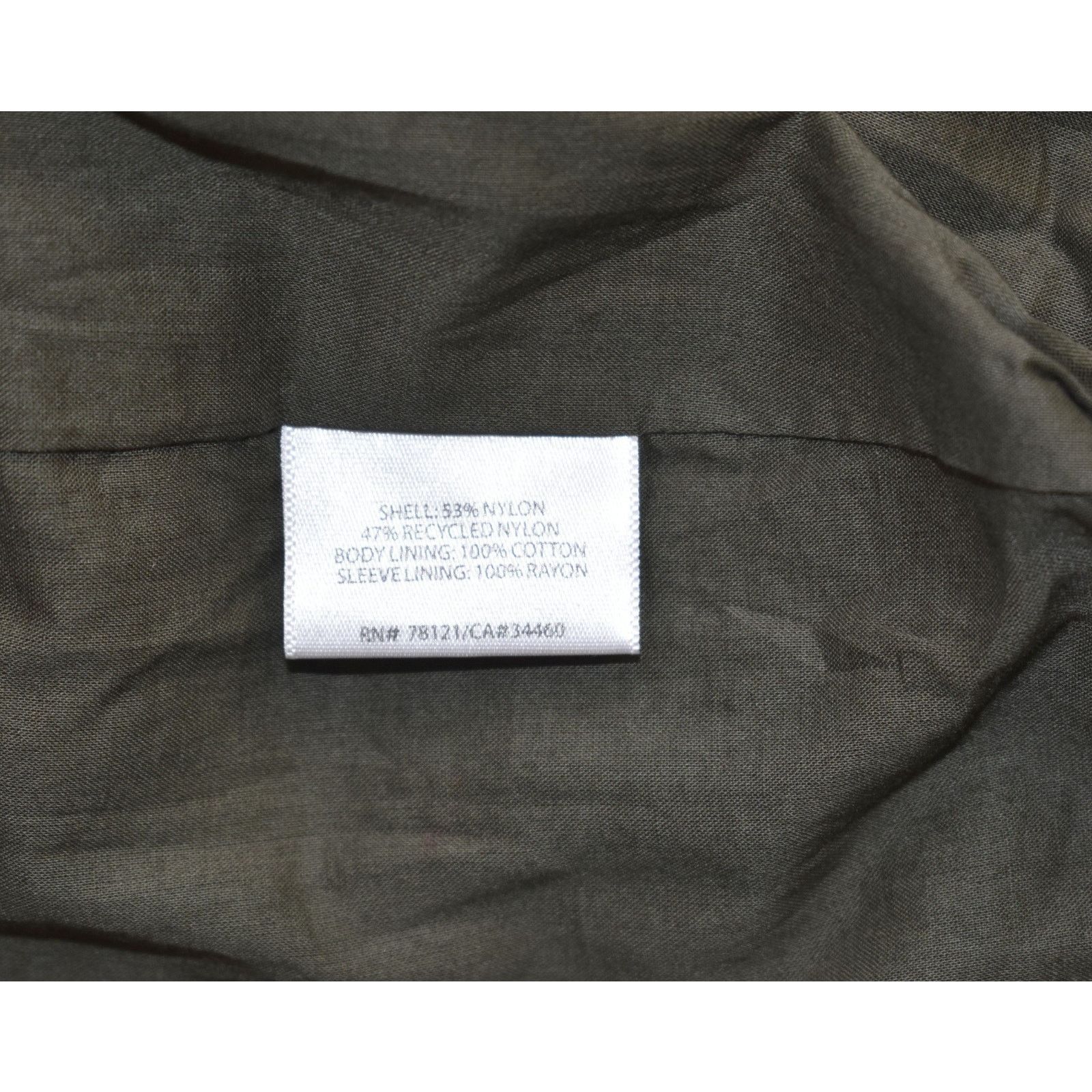 Eileen Fisher EILEEN FISHER Green Nylon Tulip-Like Jacket Coat Size M $289 Size M / US 6-8 / IT 42-44 - 5 Thumbnail
