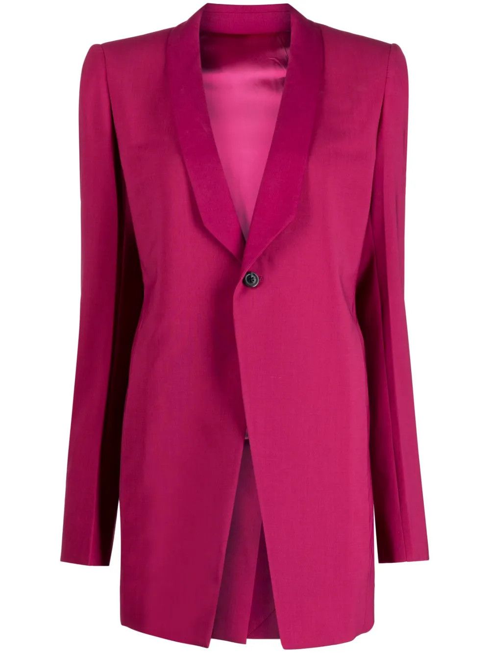 Rick Owens o1y0126 Blazer in Garnet Size XS / US 0-2 / IT 36-38 - 1 Thumbnail