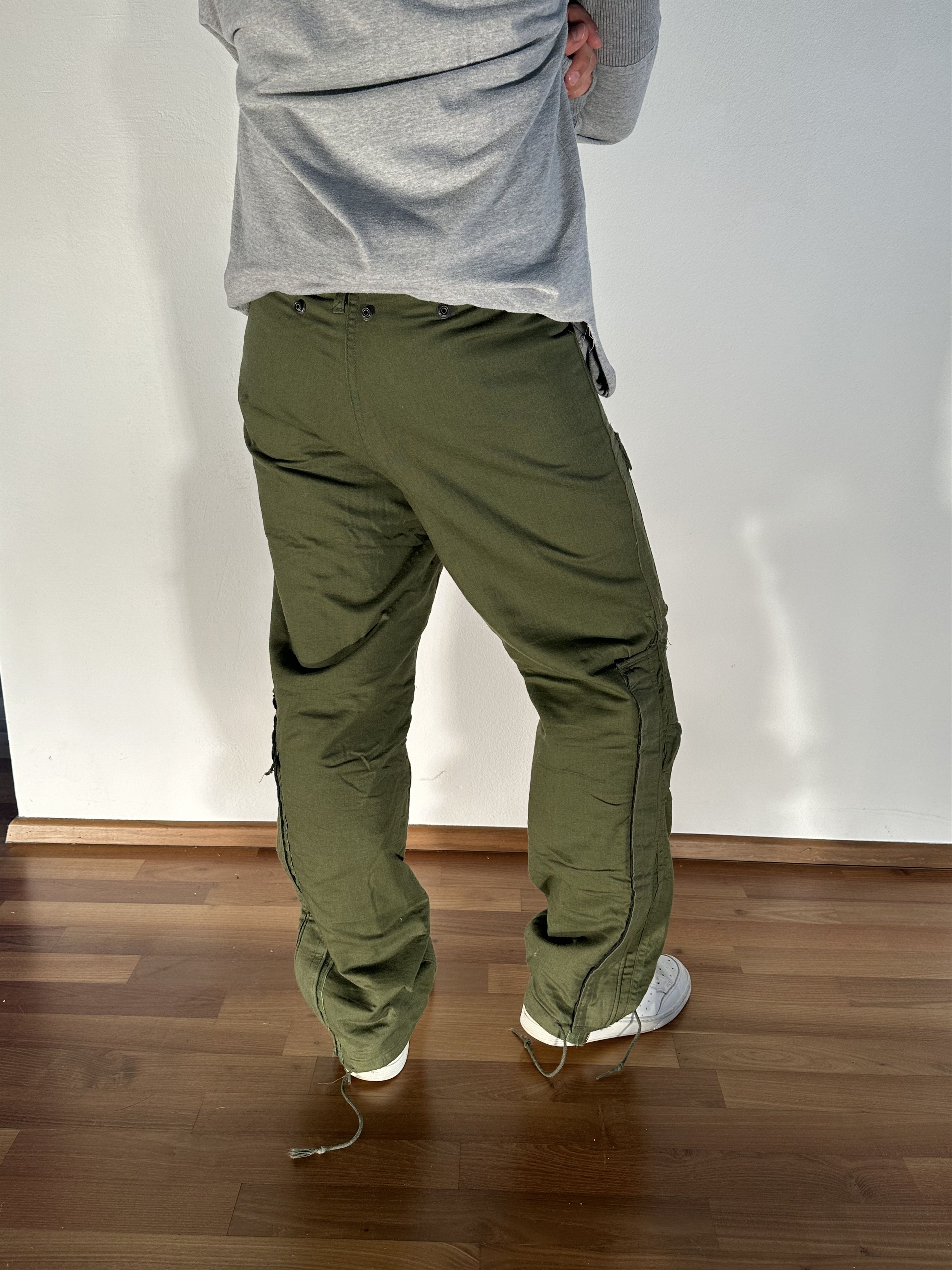 Vintage Vintage 80s US Army Zip Flying Pants Size US 30 / EU 46 - 7 Thumbnail