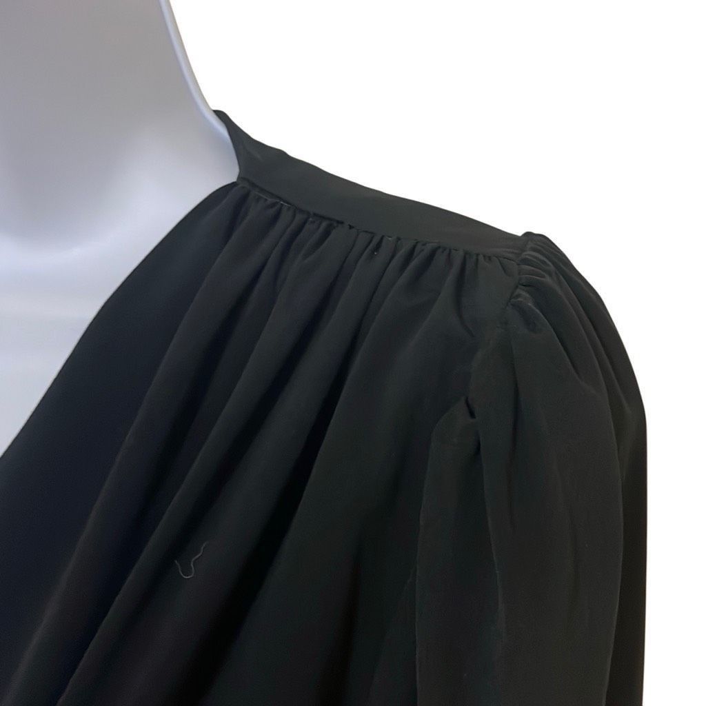 Other Rimini Womens 6 Black Vintage 1980s Mini Cocktail Dress Deep Size M / US 6-8 / IT 42-44 - 4 Thumbnail