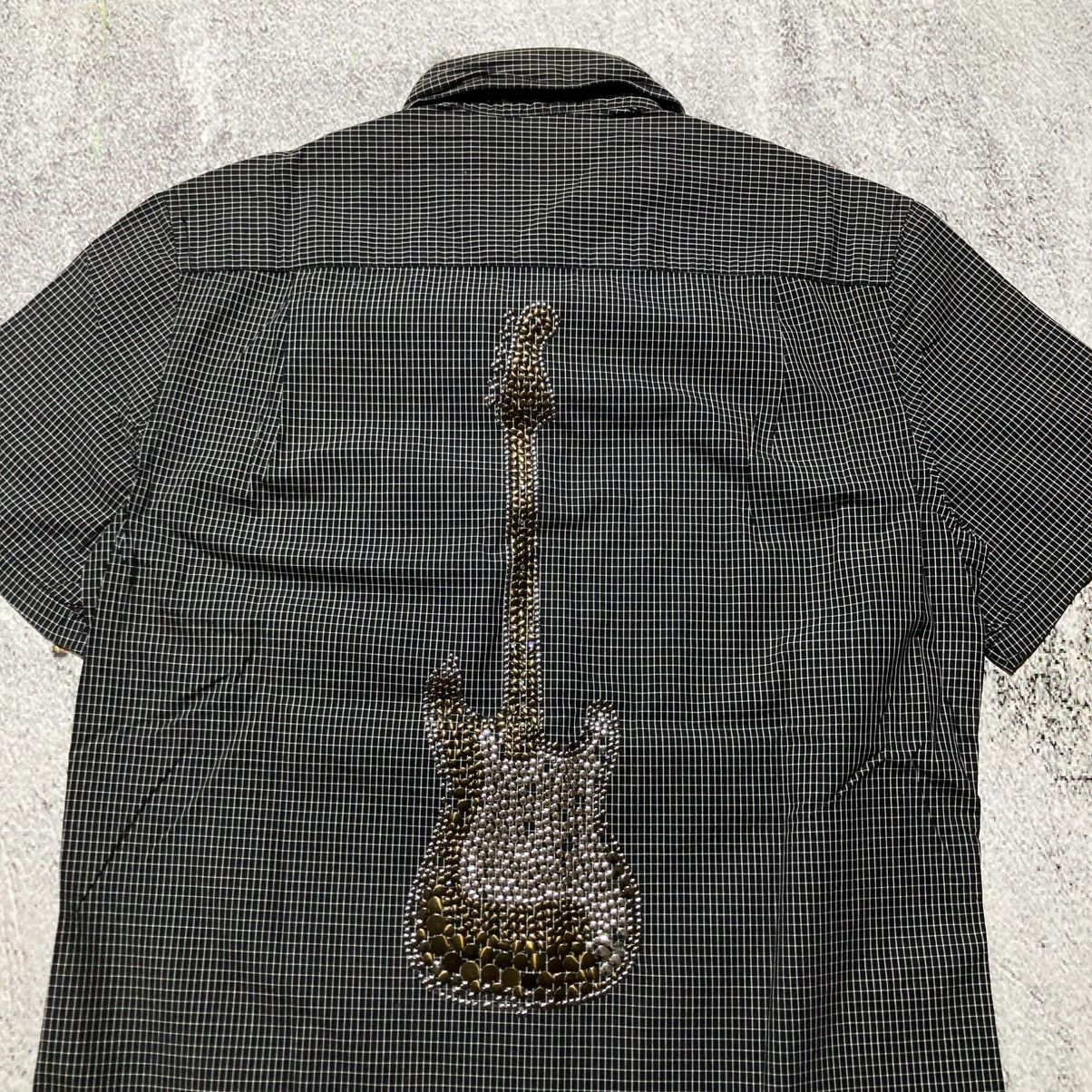 PPFM 2000s PPFM Protector Guitar Beaded Bling Shirt Short Slevee Size US M / EU 48-50 / 2 - 2 Thumbnail