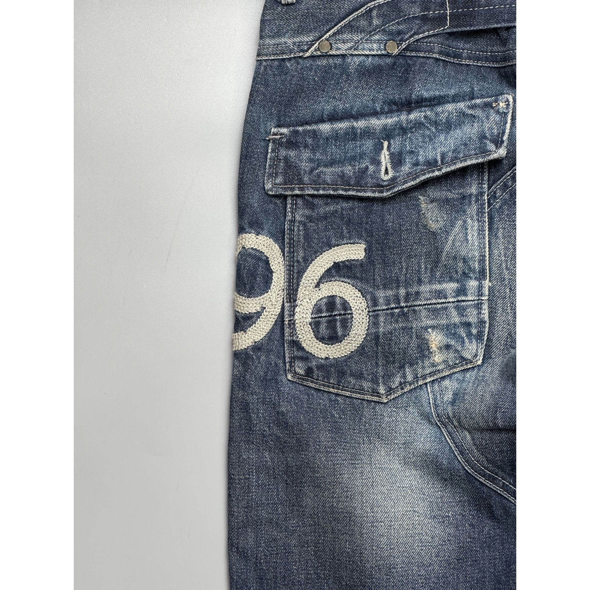 G-Star G-Star Vintage Denim Cargo Pants (Y1158) Size US 29 - 13 Thumbnail