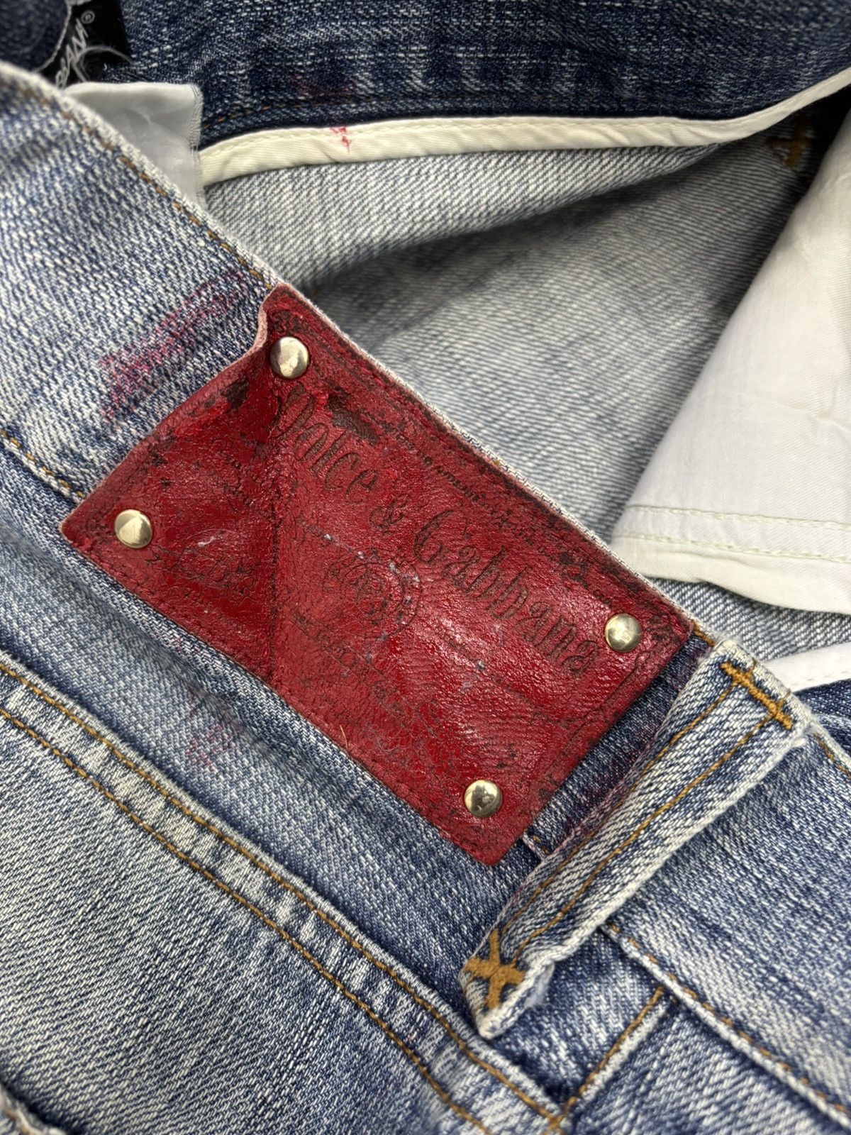 Dolce & Gabbana Dolce & Gabbana Archived Thrashed Ripped Ruin Jeans Size 32" / US 10 / IT 46 - 13 Thumbnail