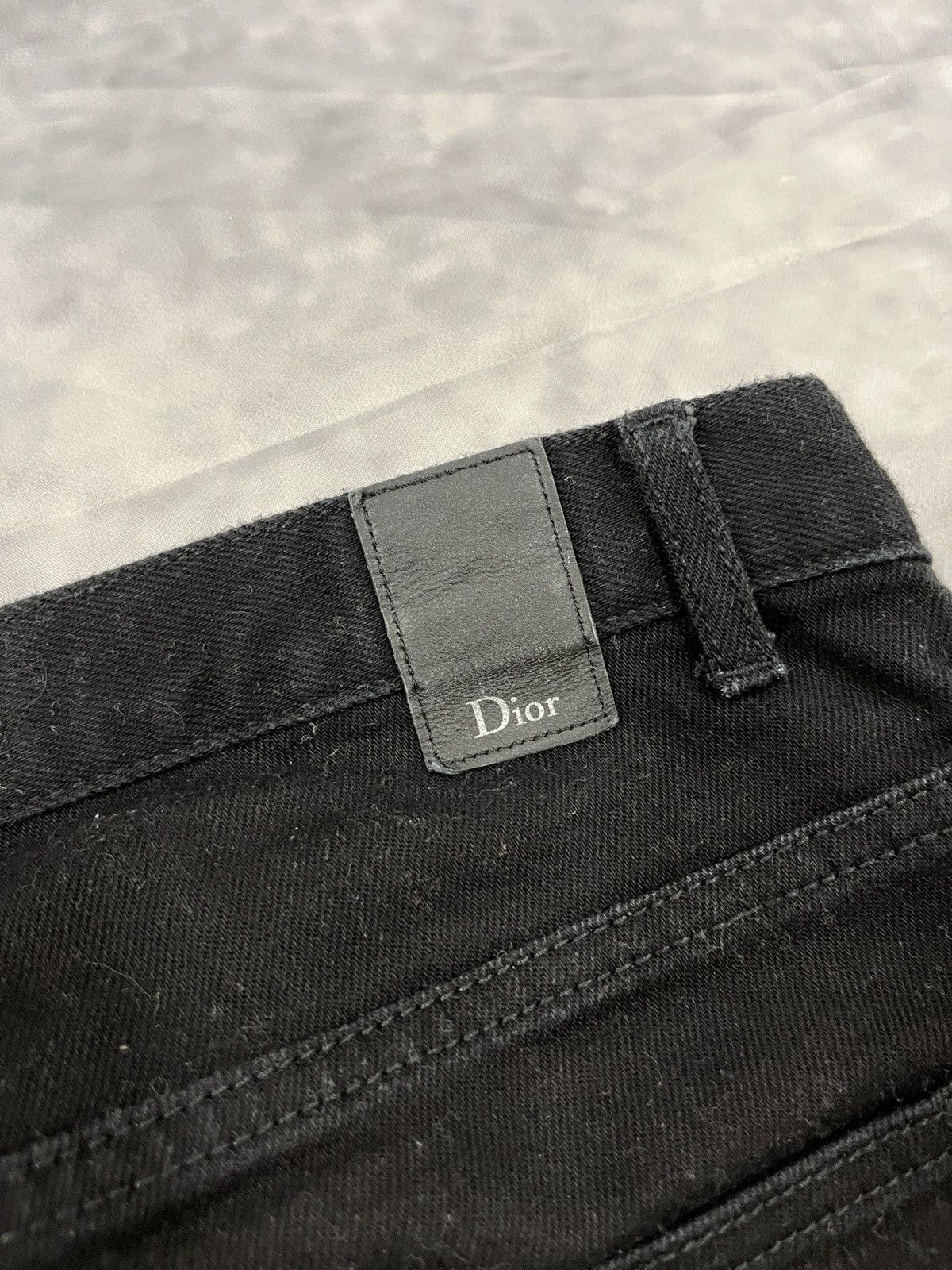 Dior SS18 Dior Homme Kris Van Assche Black 'SLIM 17.5' Denim Size US 30 / EU 46 - 17 Thumbnail