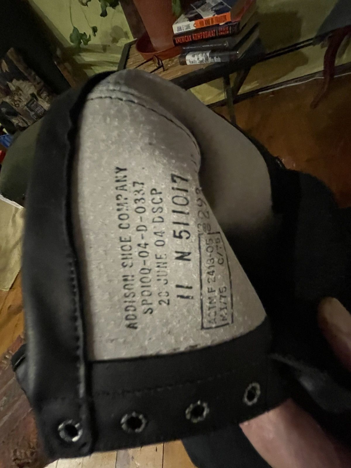 Vintage Addison 11 NUSAirForce Flyer Boot ANSI ALL LEATHER /rubr sol Size US 11 / EU 44 - 8 Thumbnail