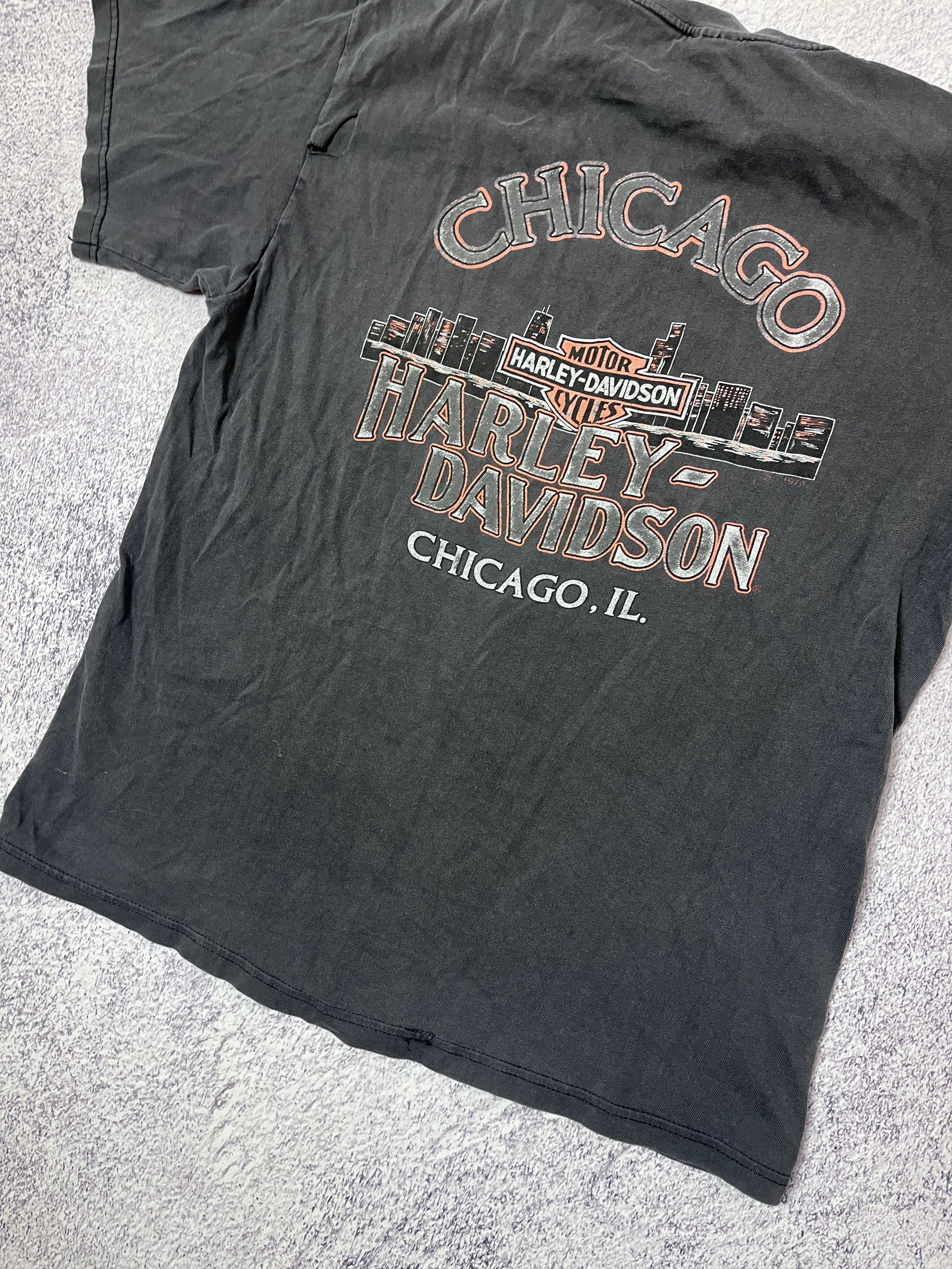 Harley Davidson × Japanese Brand Vintage mens t-shirt Harley-Davidson size L 1998 Size US L / EU 52-54 / 3 - 12 Thumbnail