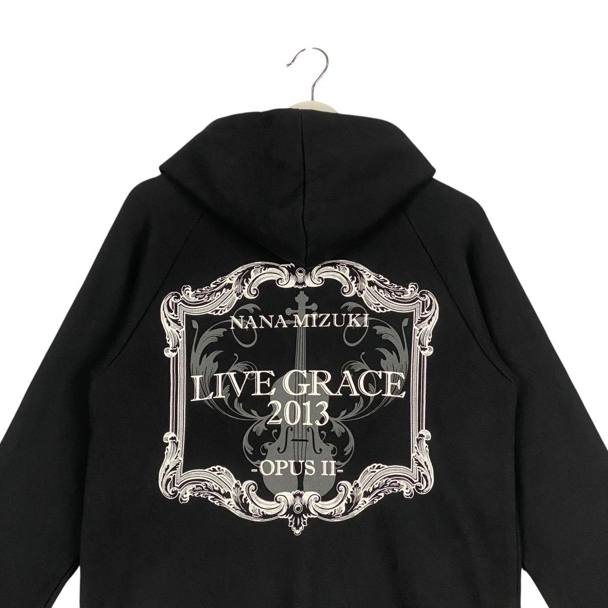 Designer × Vintage Vintage Nana Mizuki Full Zip Hoodie Embroidered Black Size US M / EU 48-50 / 2 - 9 Thumbnail
