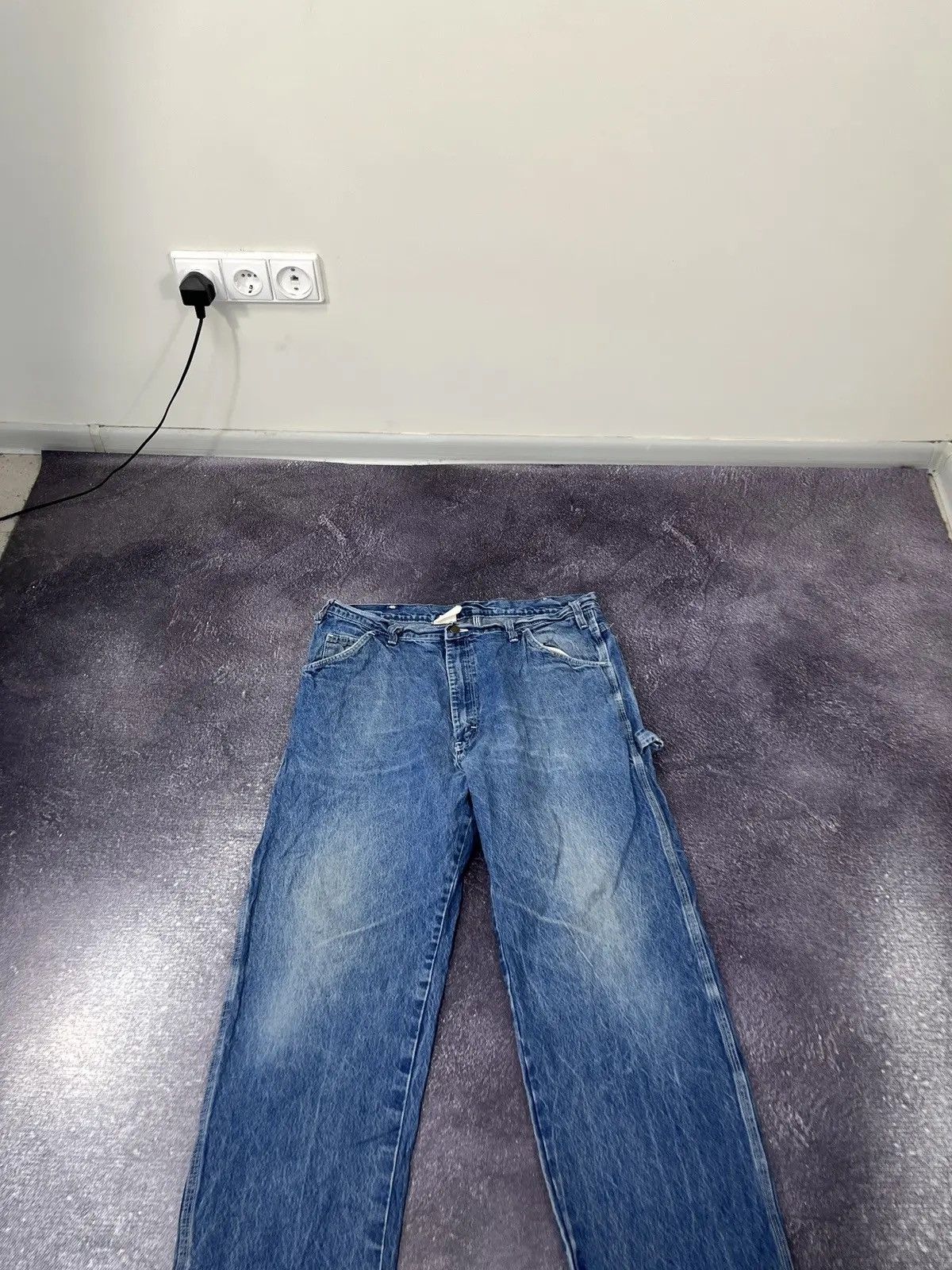 Dickies × Vintage Vintage Dickies USA Denim Faded Blue Hype Baggy Jeans Size US 38 / EU 54 - 8 Thumbnail