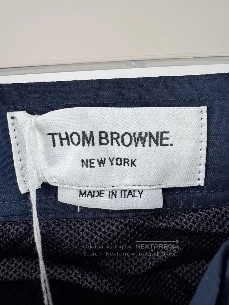 Thom Browne Thom Browne size 4 Four-stripe nylon shorts Size US 34 / EU 50 - 4 Thumbnail