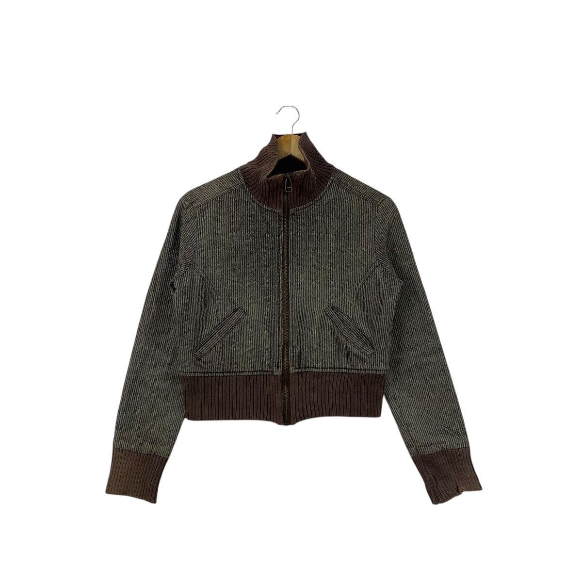 Zara ZARA TRF COLLECTION Cropped Top Bomber Jacket Windbreaker Size L / US 10 / IT 46 - 1 Thumbnail