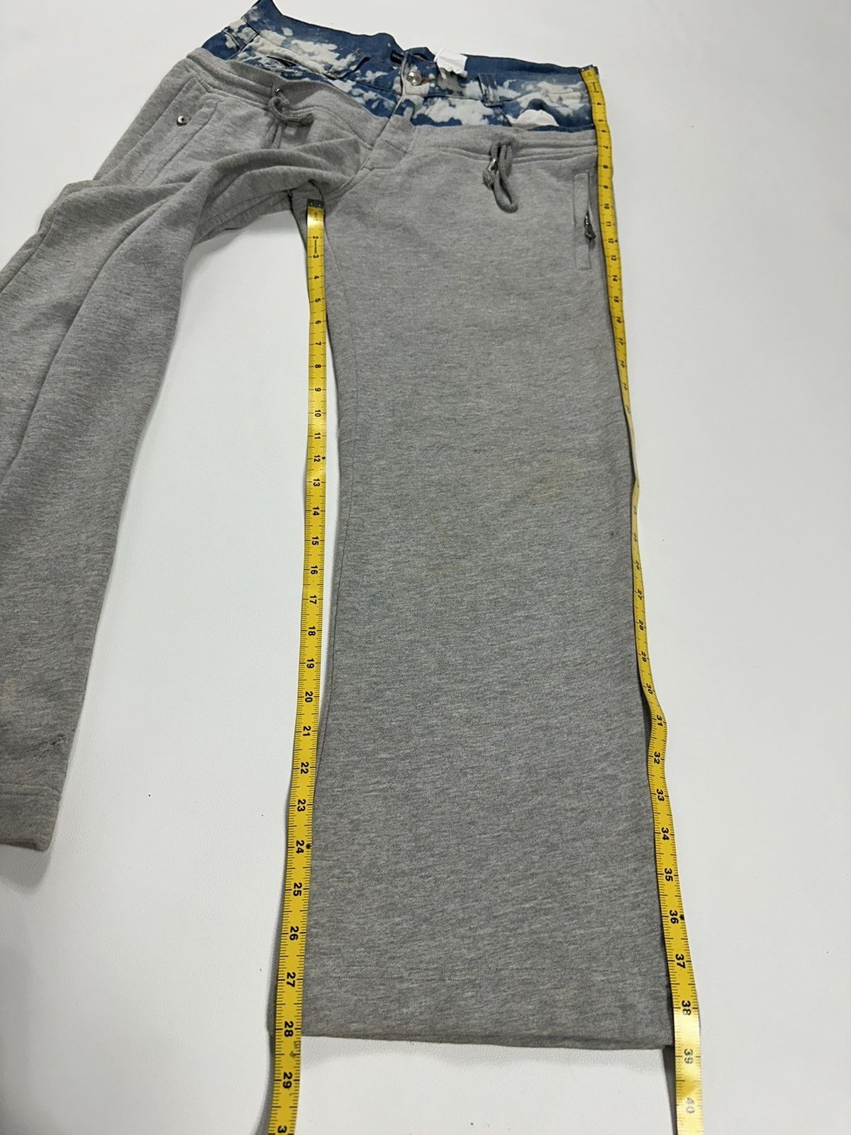 Dolce & Gabbana Dolce & Gabbana Hybrid Denim and Cotton Pants Size US 32 / EU 48 - 24 Thumbnail