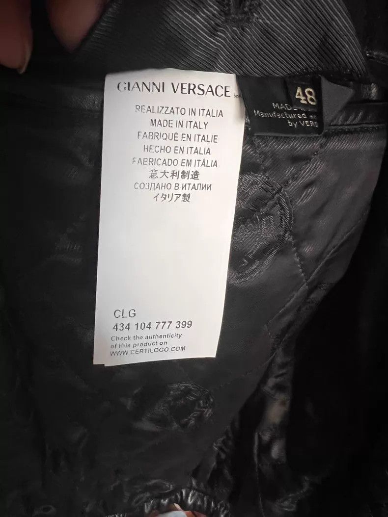 Versace Versace Co-branded men's leather jacket Size US M / EU 48-50 / 2 - 2 Thumbnail