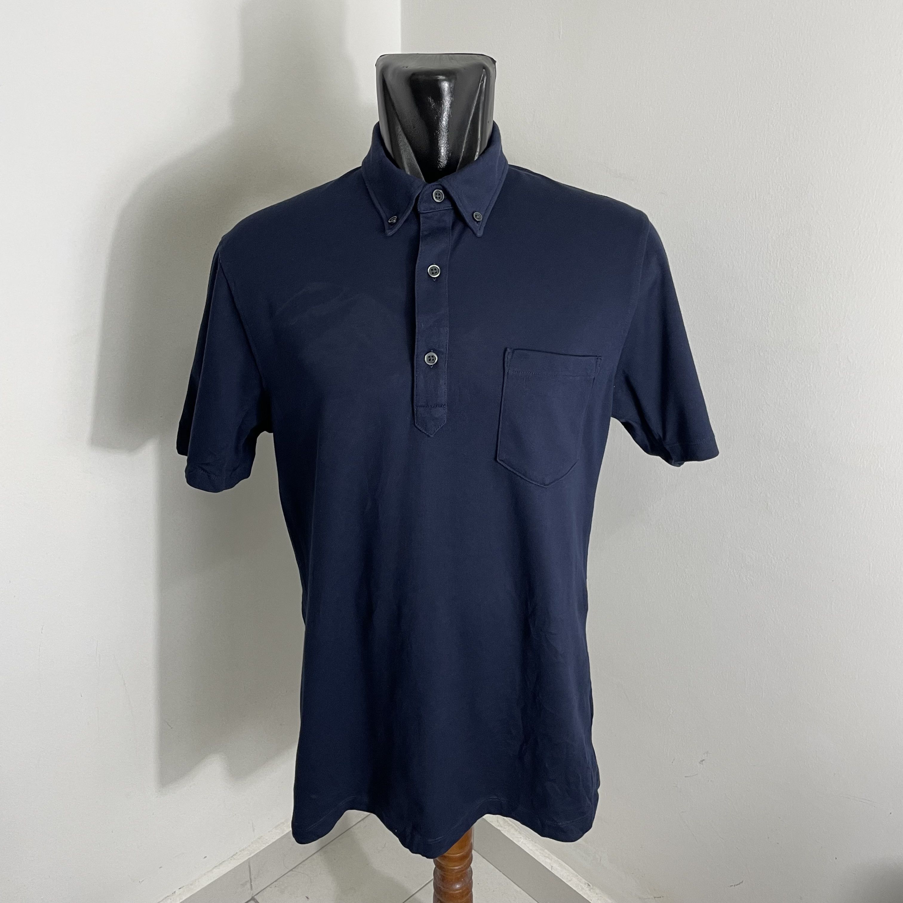 Japanese Brand × Uniqlo ⭐️SALE⭐️[XL] UNIQLO POLO OXFORD SHIRT NON IRON DRY EASY Size US XL / EU 56 / 4 - 1 Thumbnail