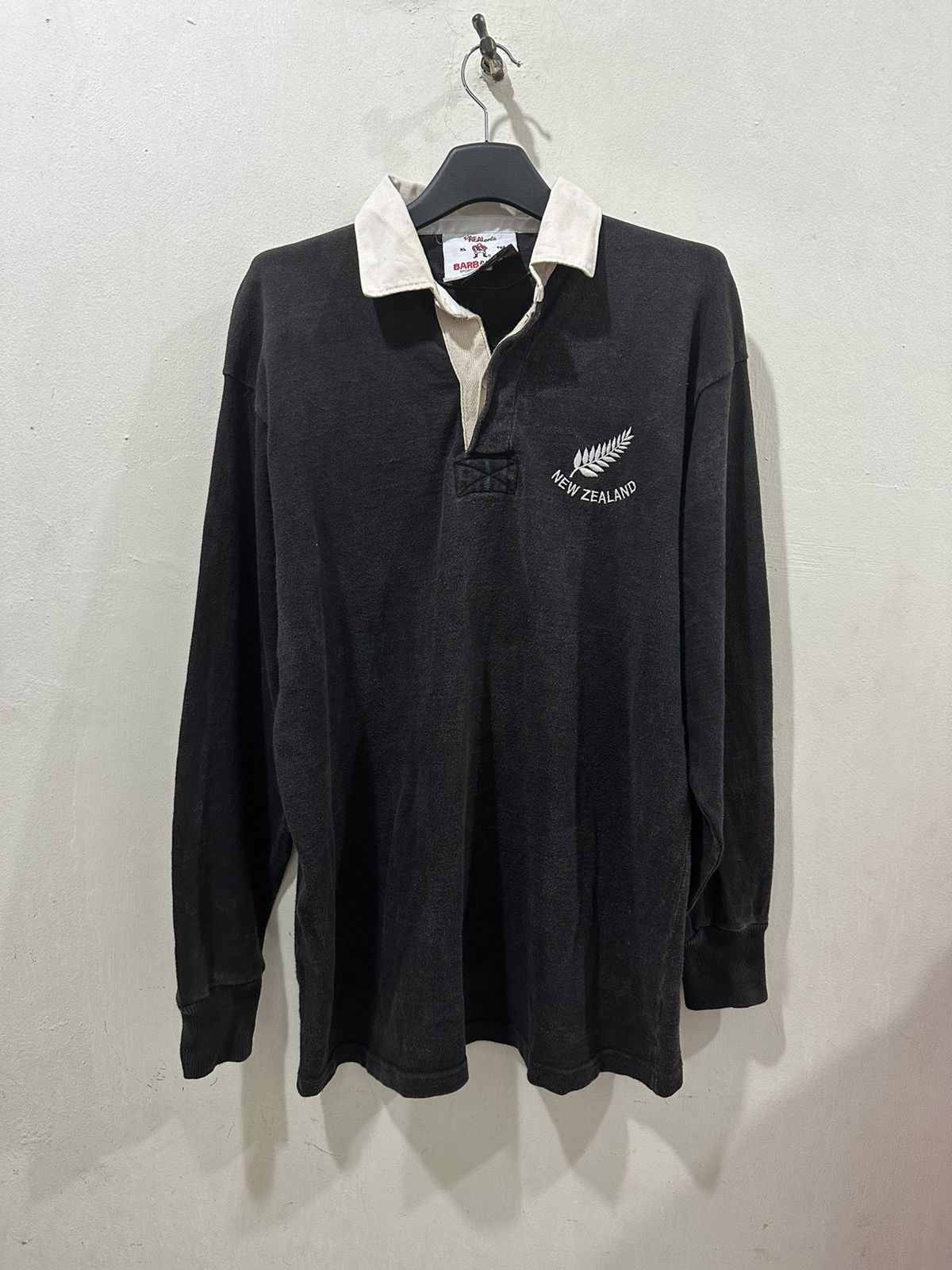 Barbarian VTG New Zealand Barbarian Rugby Wear Size US XL / EU 56 / 4 - 1 Thumbnail