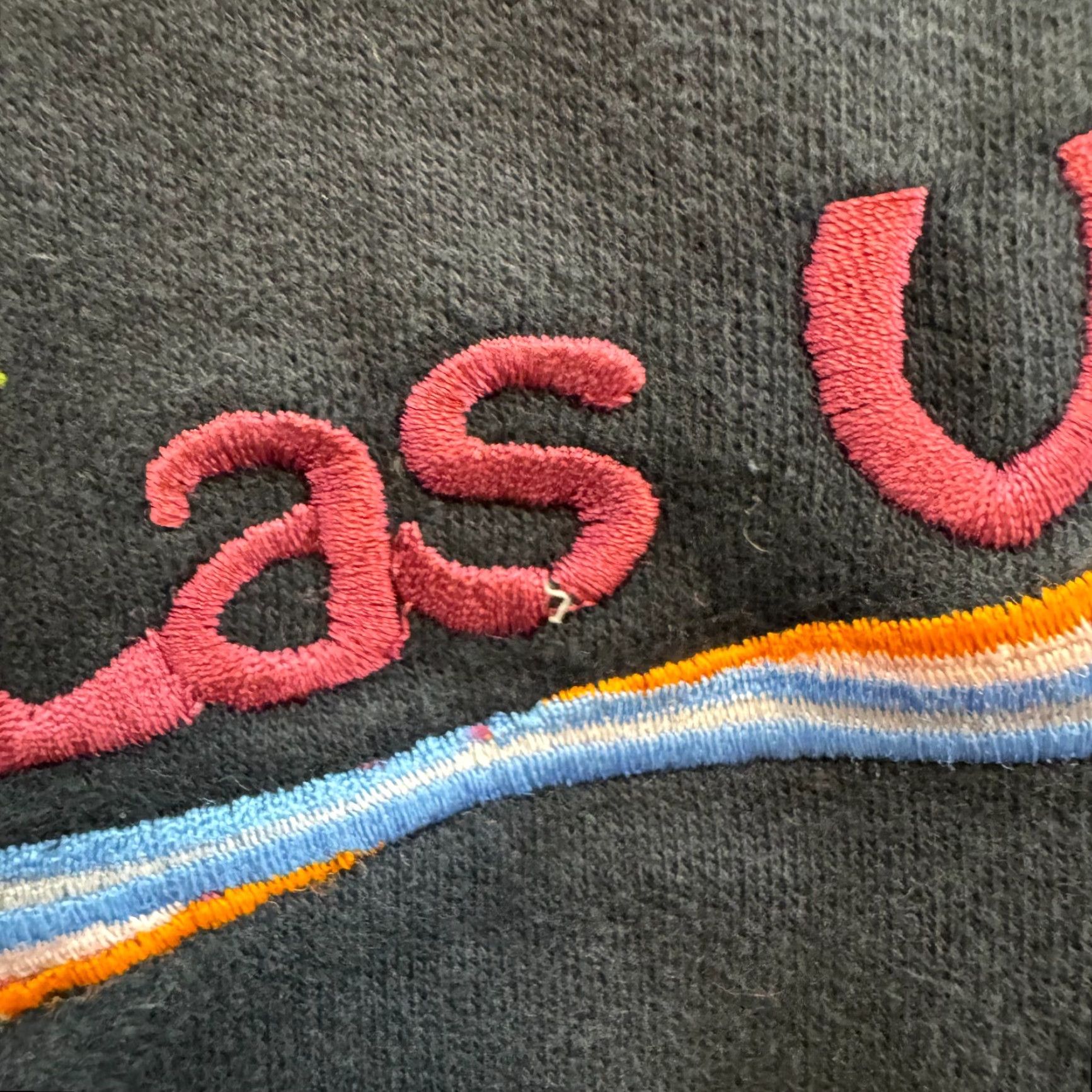 Vintage VINTAGE Y2K Stylo Hoodie Sweatshirt L Navy Blue Las Vegas Surfer Tropical Coconut Mens Size L / US 10 / IT 46 - 5 Thumbnail
