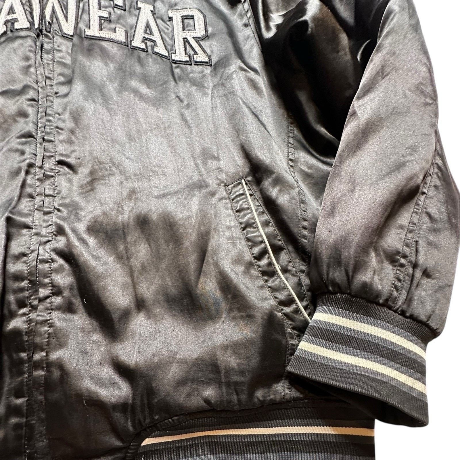 Rocawear Vintage Rare 2000’s Y2K Rocawear Bomber Satin Jacket 2XL Size US XXL / EU 58 / 5 - 6 Thumbnail