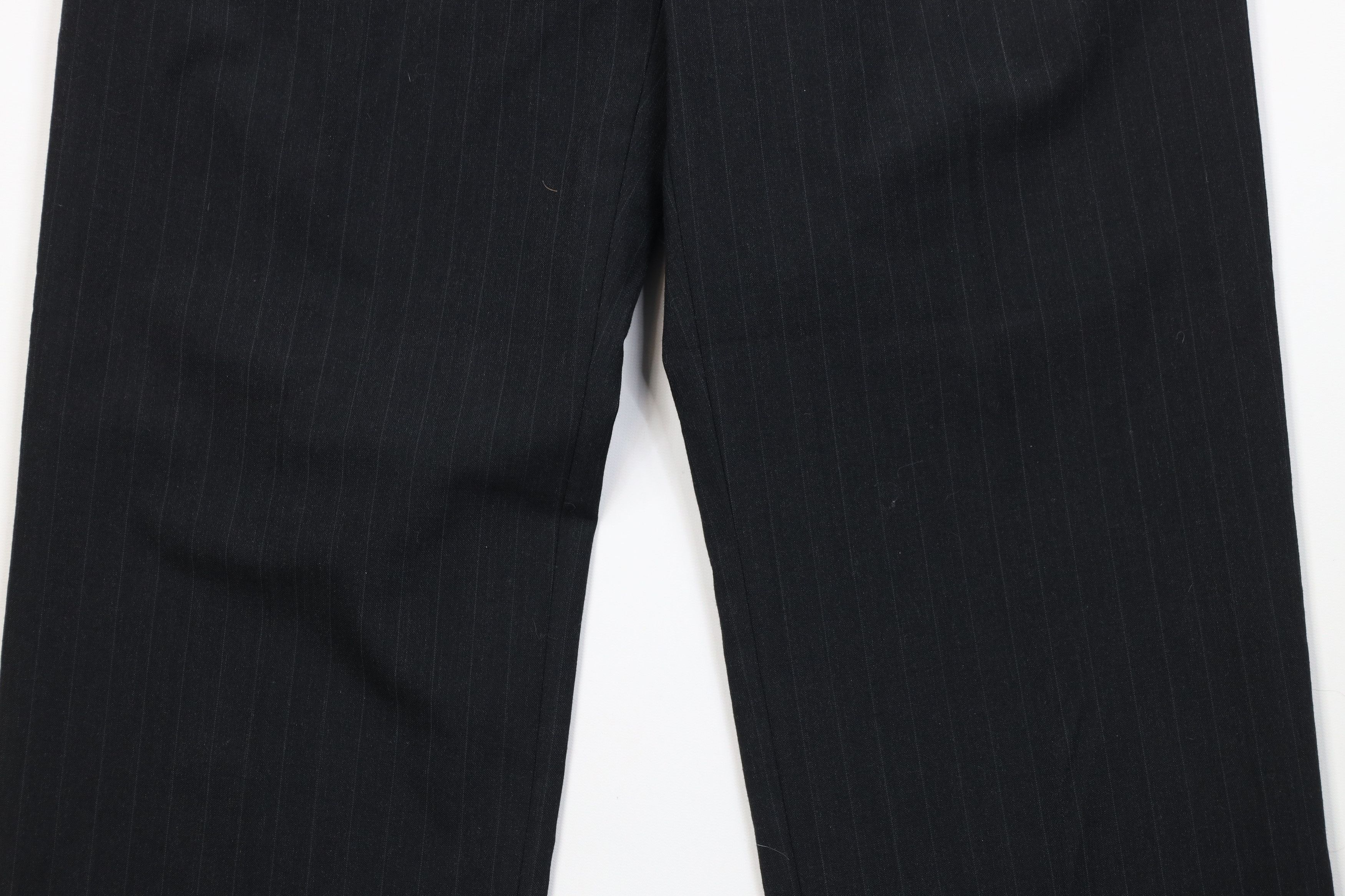 Vintage Vintage 90s Streetwear Knit Pinstriped Wide Leg Chino Pants Size US 32 / EU 48 - 4 Thumbnail