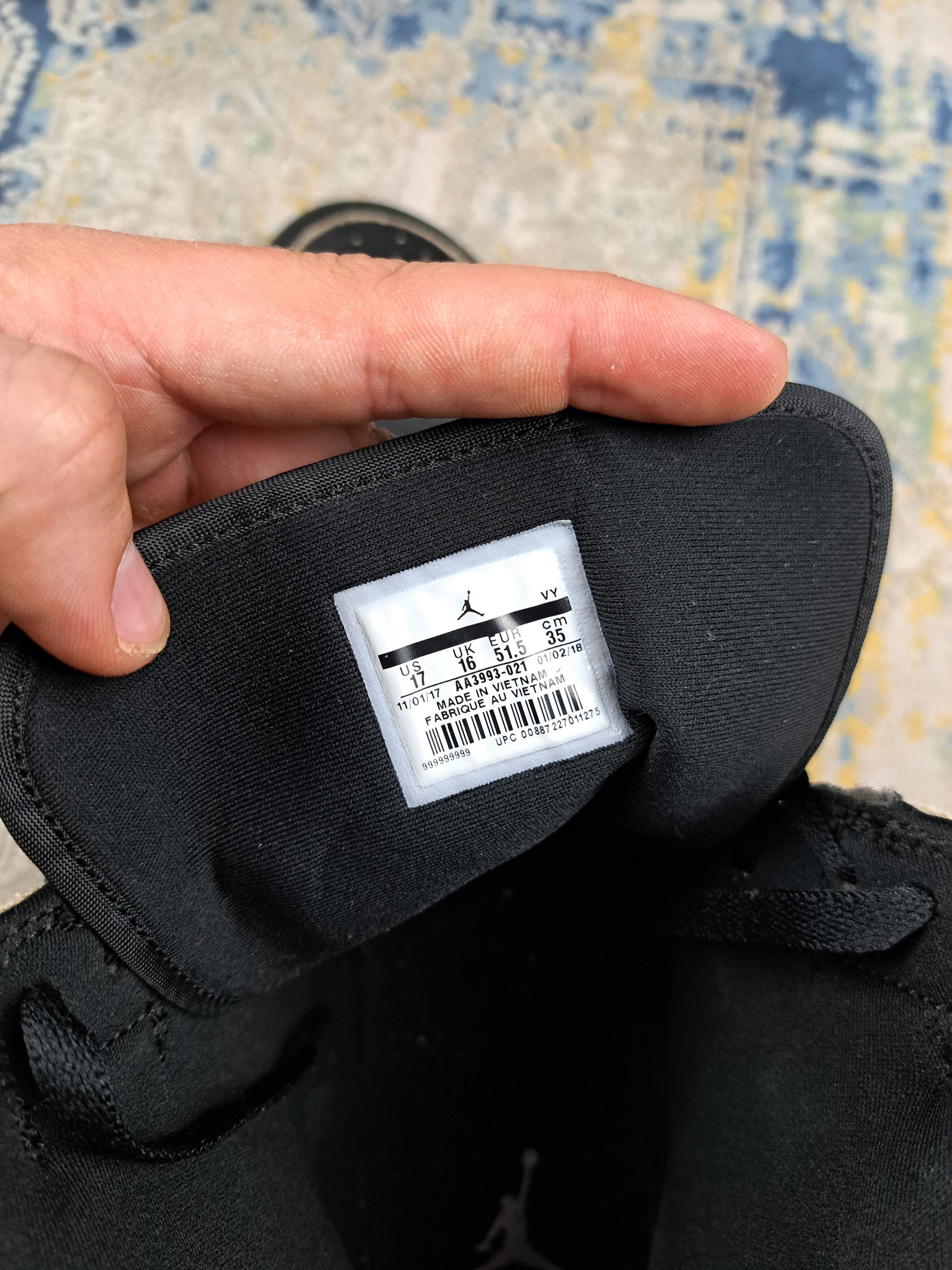 Jordan Brand ❗️17 US❗️Nike Air Jordan High Black Desert Sand Big Size Size US 15 / EU 48 - 11 Thumbnail