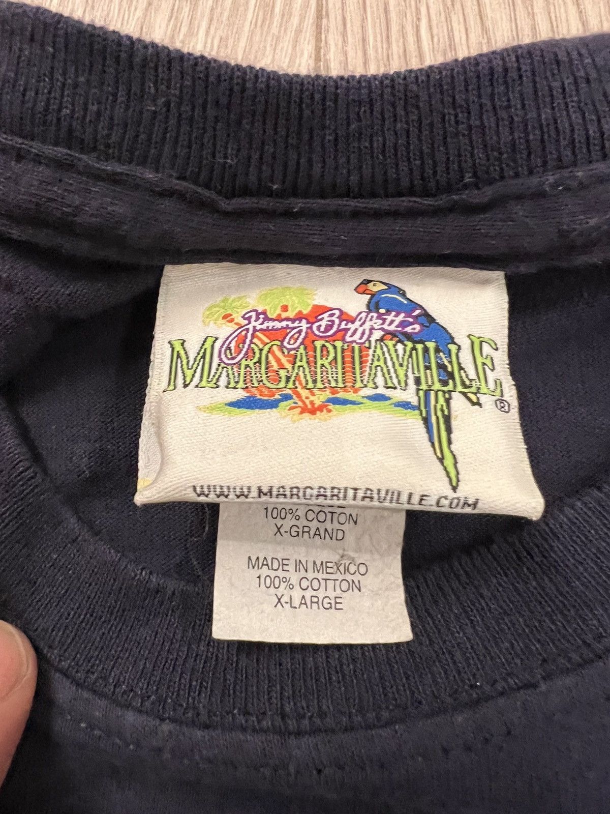 Vintage Vintage Margaritaville Las Vegas Mermaid Topless T Shirt 90s Size US L / EU 52-54 / 3 - 6 Thumbnail